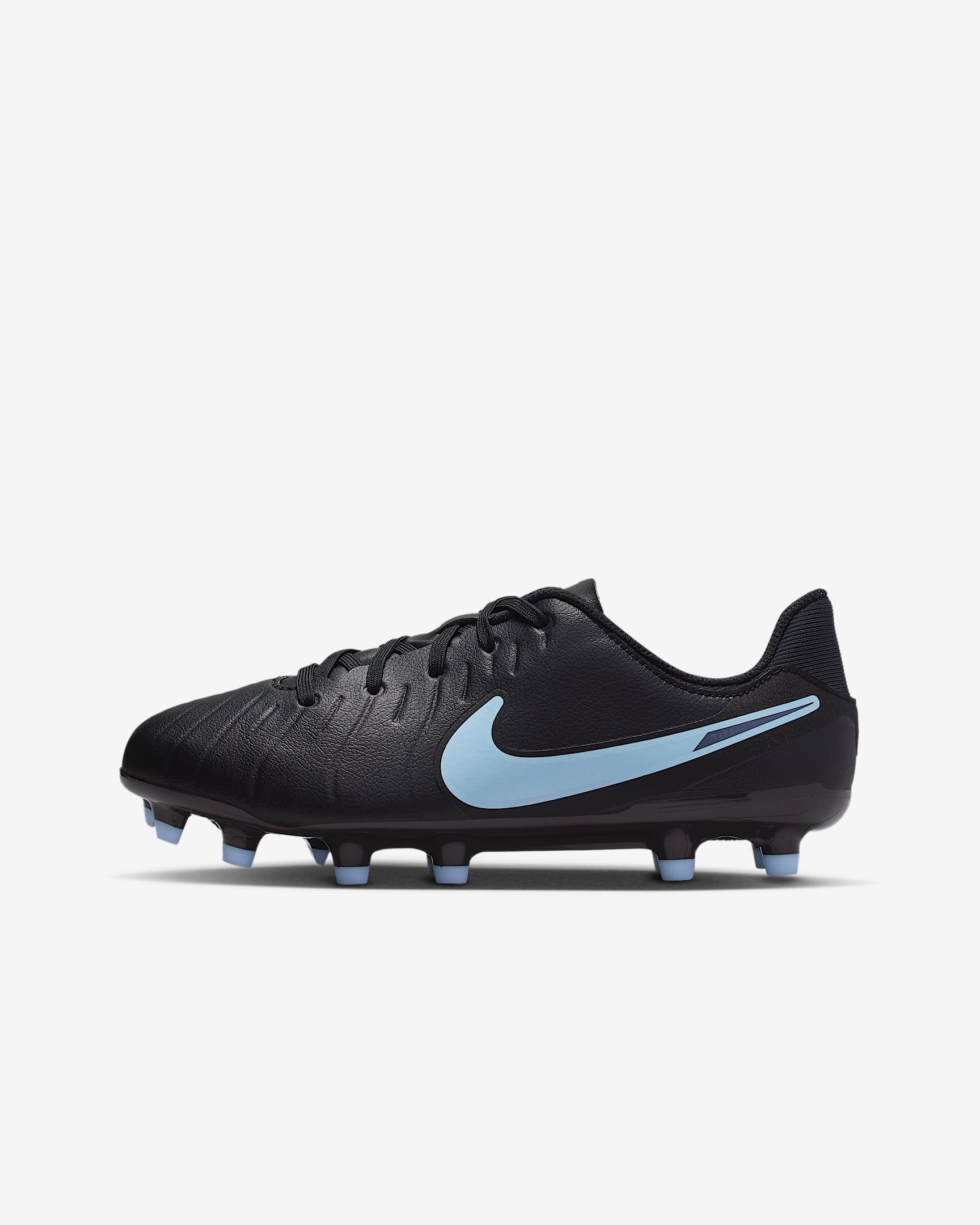 Scarpa da calcio multiterreno a taglio basso MG Nike Jr. Tiempo Legend 10 Academy – Bambino/a e ragazzo/a - Nero/Nero