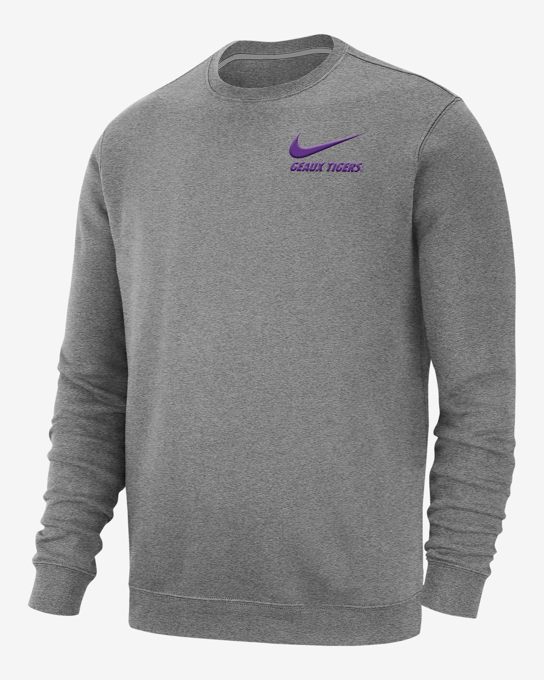 Nike College Club Fleece (LSU) Men's Sweatshirt. Nike.com