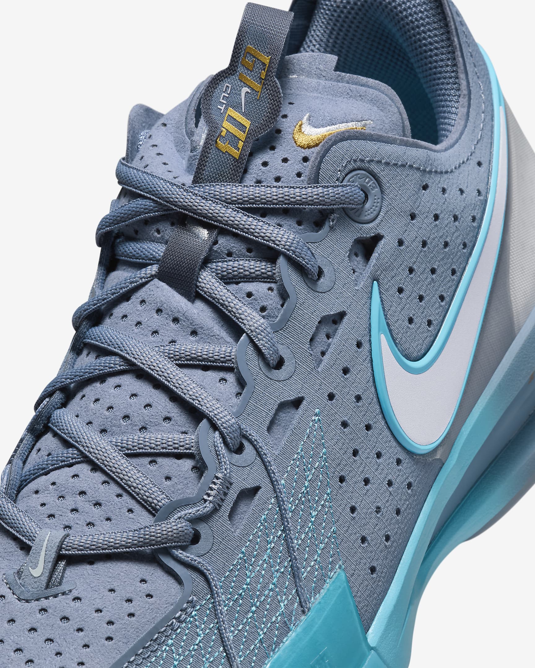 Nike G.T. Cut 3 Basketballschuh - Ashen Slate/Baltic Blue/Metallic Gold/Football Grey