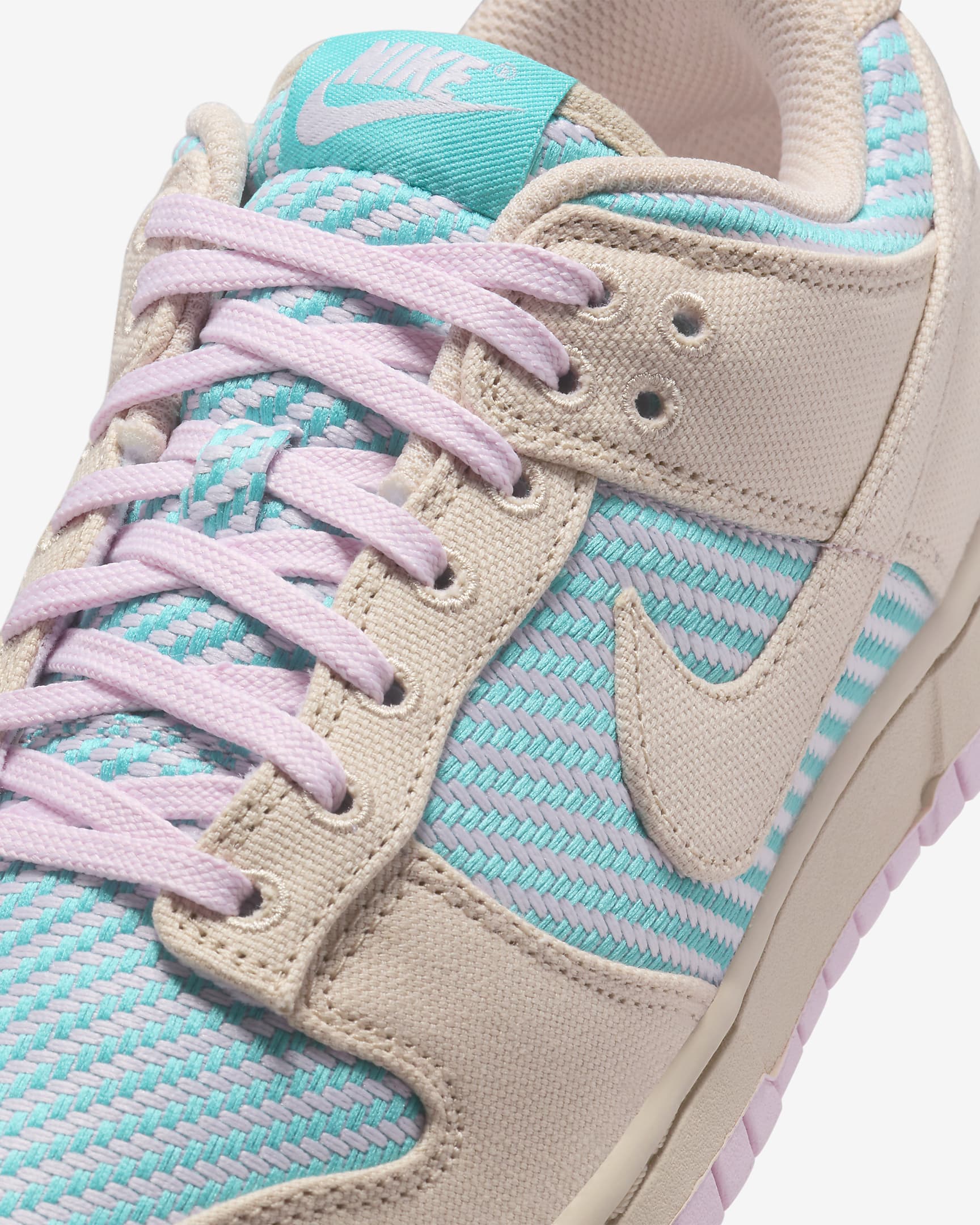 Nike Dunk Low Women's Shoes - Multi-Color/Dusty Cactus/Pink Foam/Sanddrift