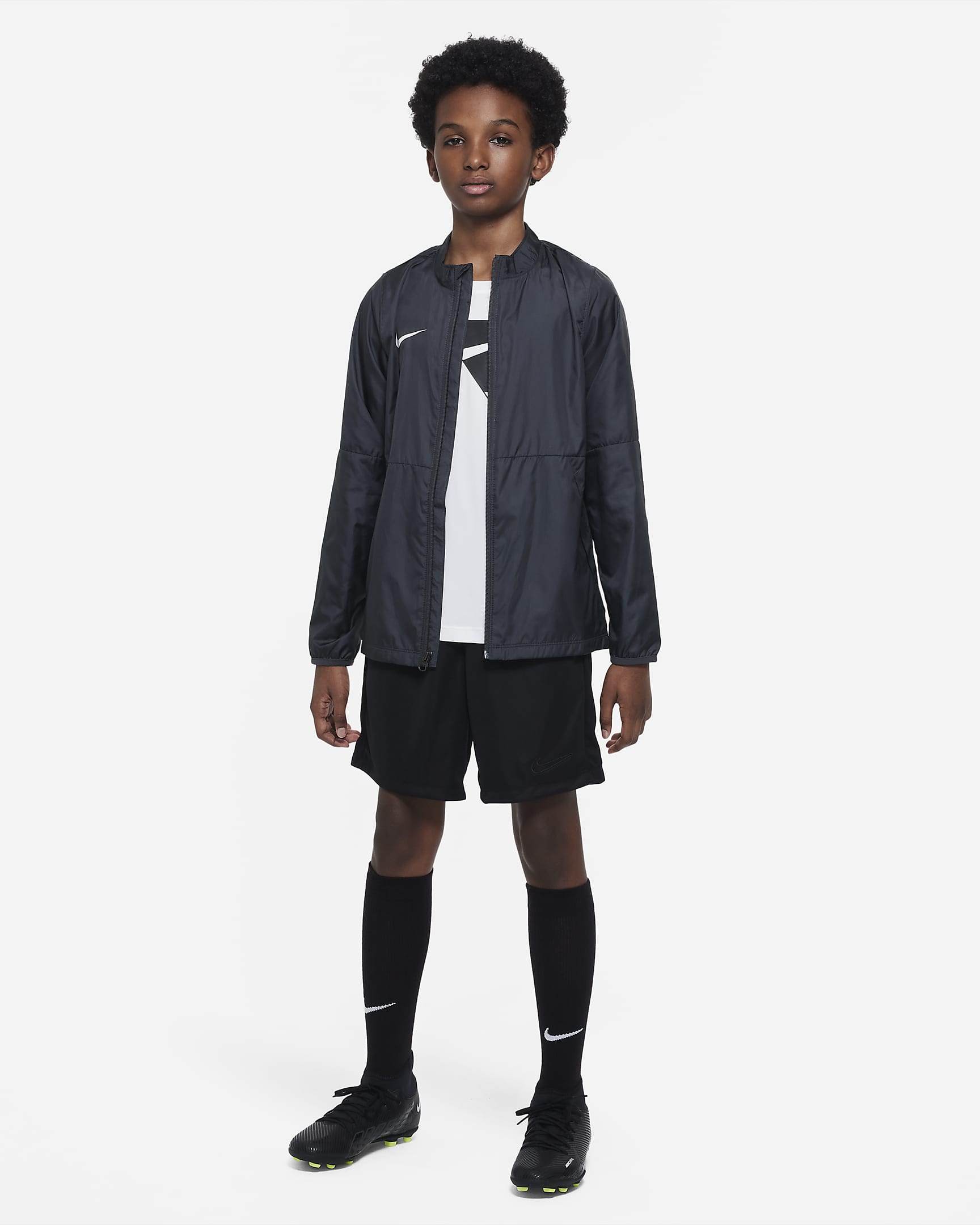 Nike Dri-FIT Academy23 Kids' Football Shorts - Black/Black/Black