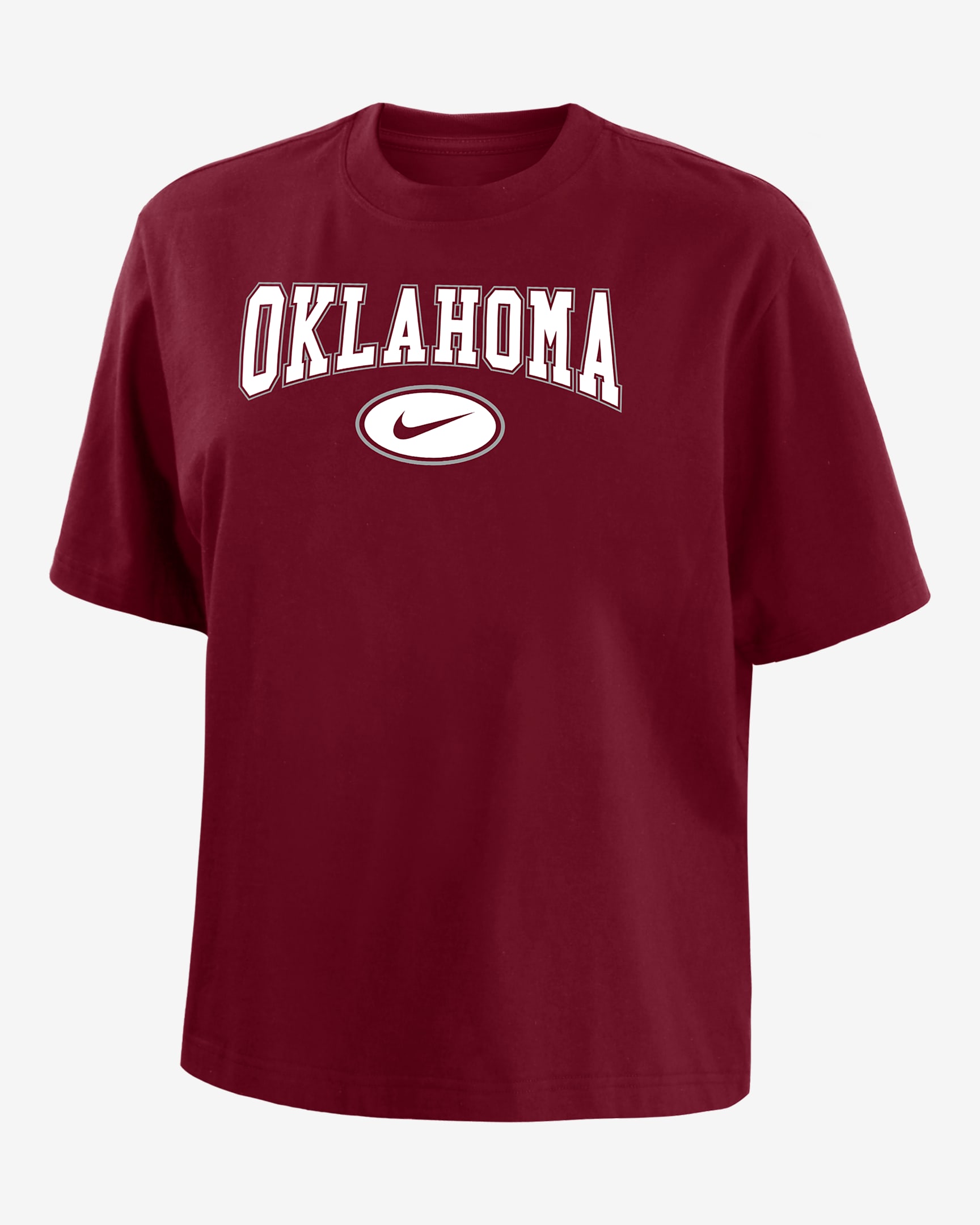 Oklahoma Women's Nike College Boxy T-Shirt. Nike.com