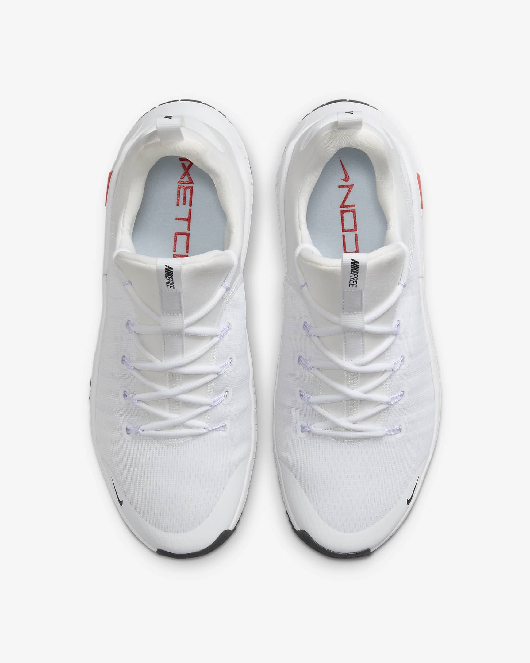 Chaussure d'entraînement Nike Free Metcon 6 pour homme - Blanc/Picante Red/Pure Platinum/Noir