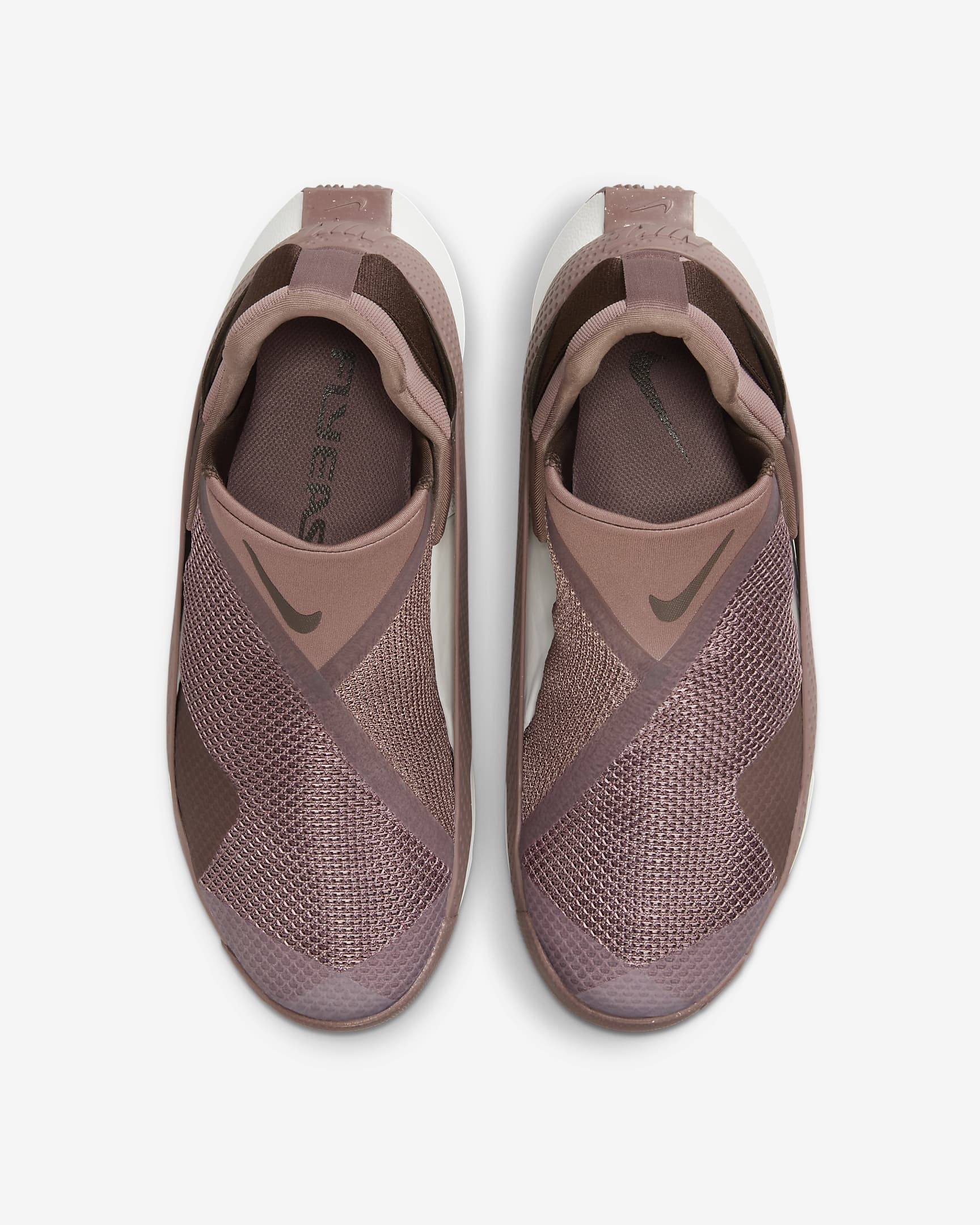 Nike Go FlyEase Easy On/Off Shoes - Smokey Mauve/Summit White/Baroque Brown