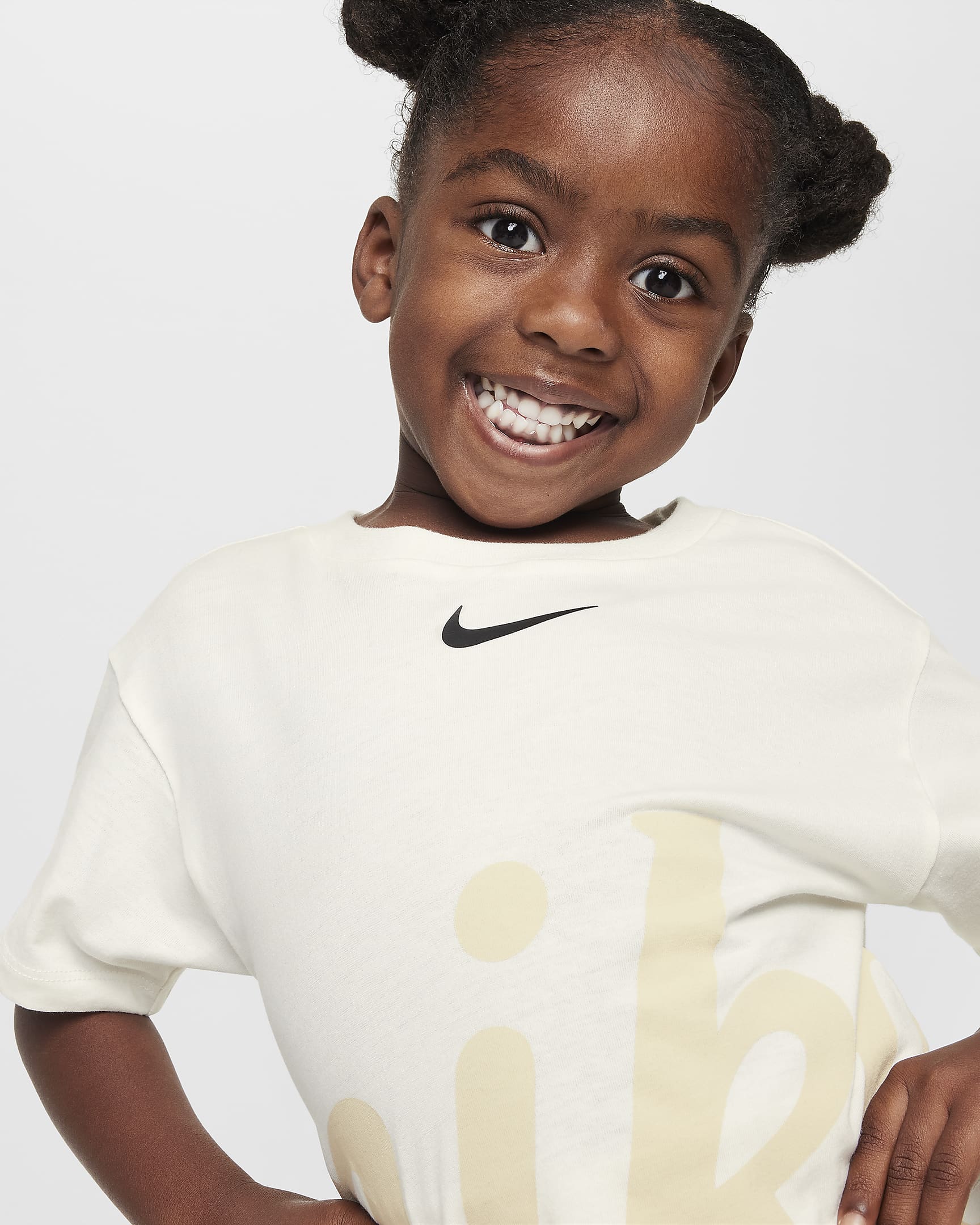 Playera con estampado cómoda para infantil Nike - Vela