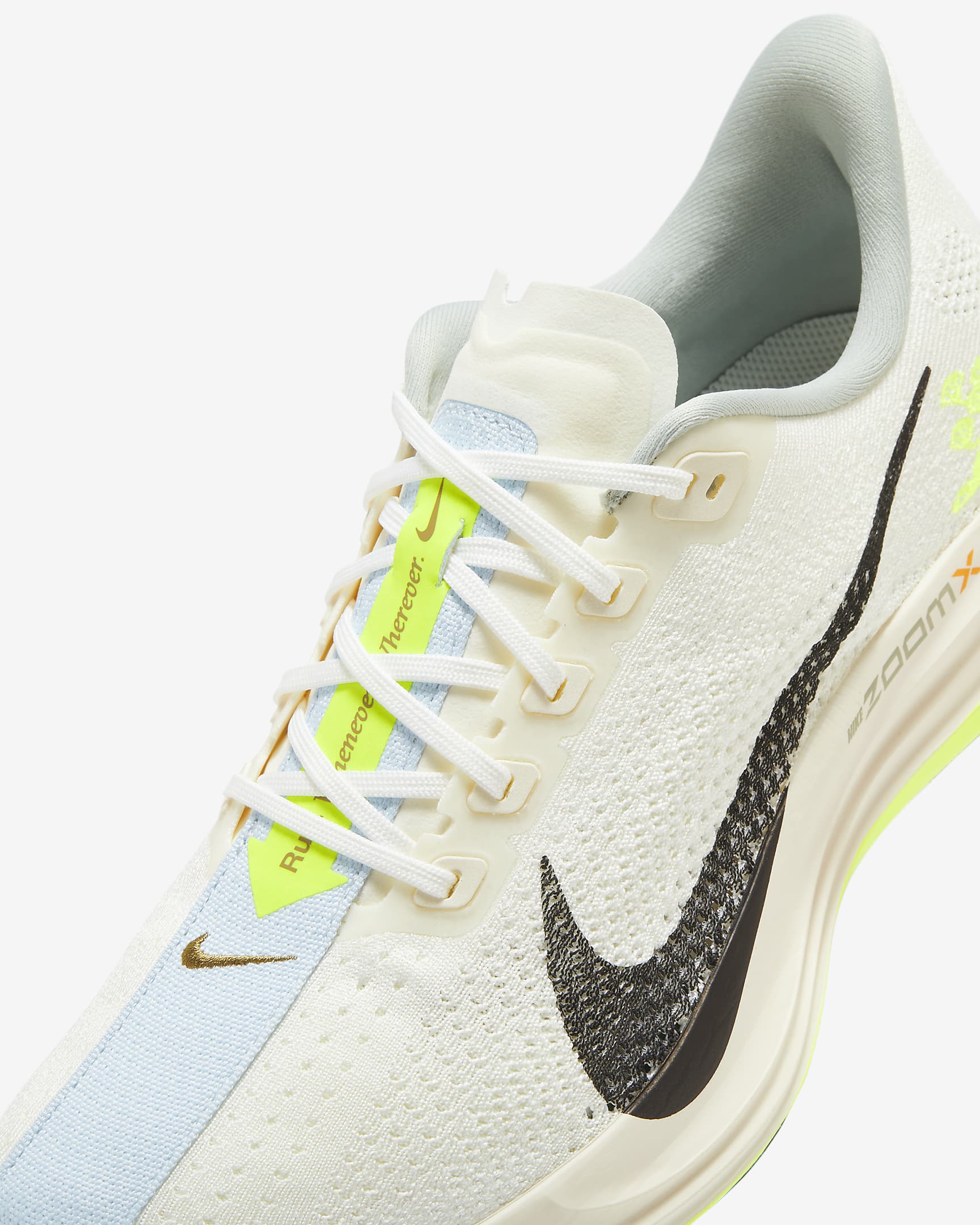 Nike Pegasus Plus Men's Road Running Shoes - Sail/Pale Ivory/Volt/Black