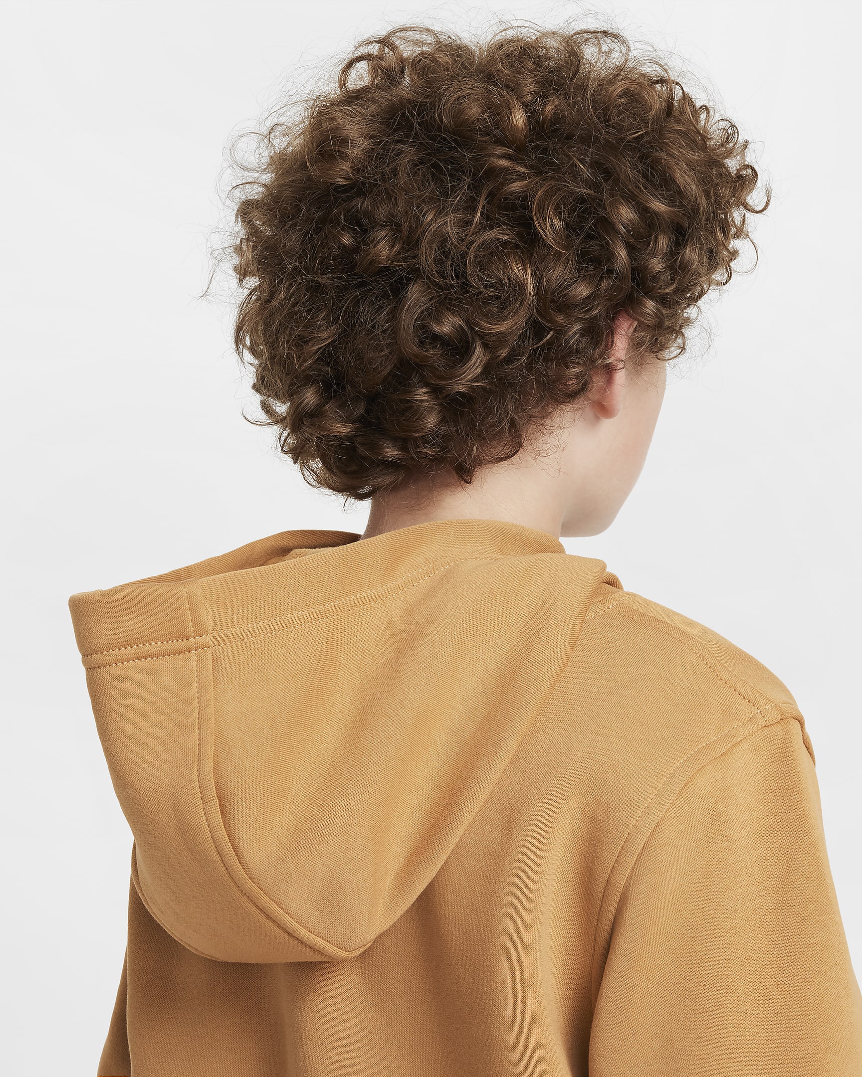 Nike Sportswear Club Fleece Sudadera con capucha - Niño/a - Flax/Blanco