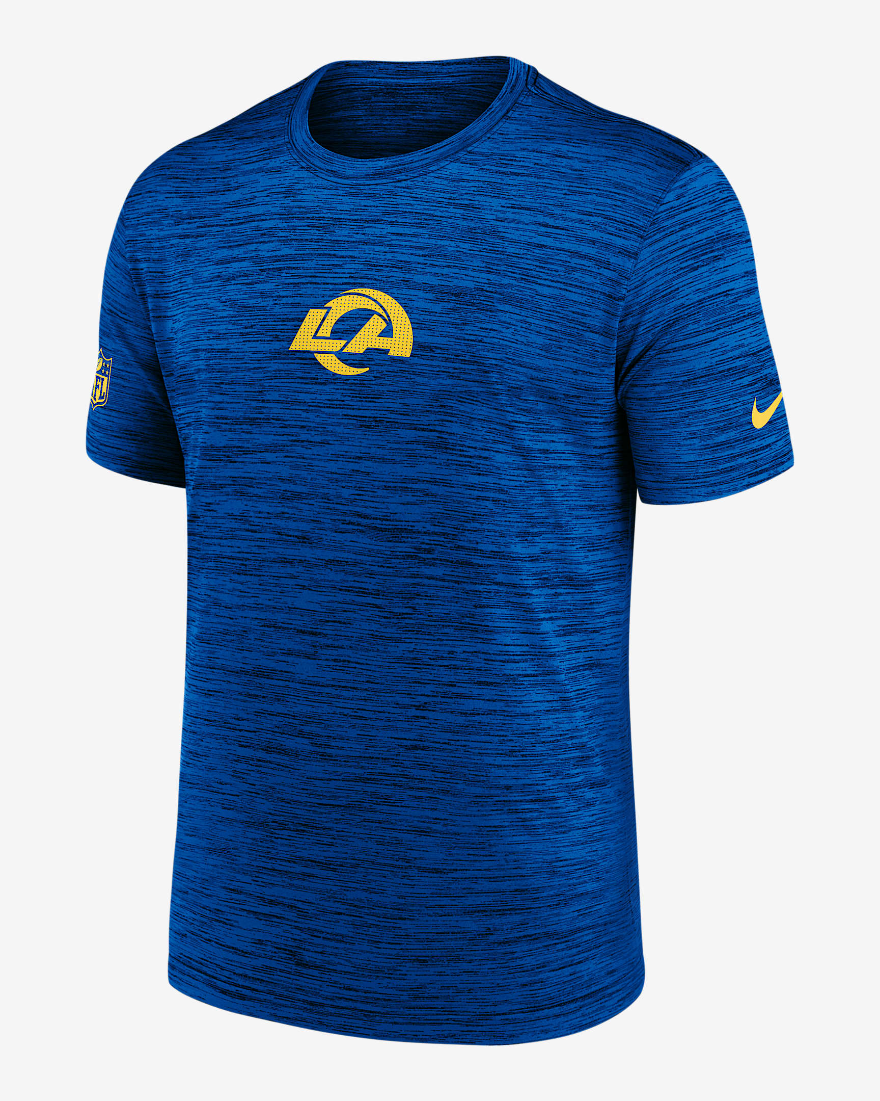 Los Angeles Rams Sideline Team Issue Velocity Men's Nike Dri-FIT NFL T-Shirt - Blue