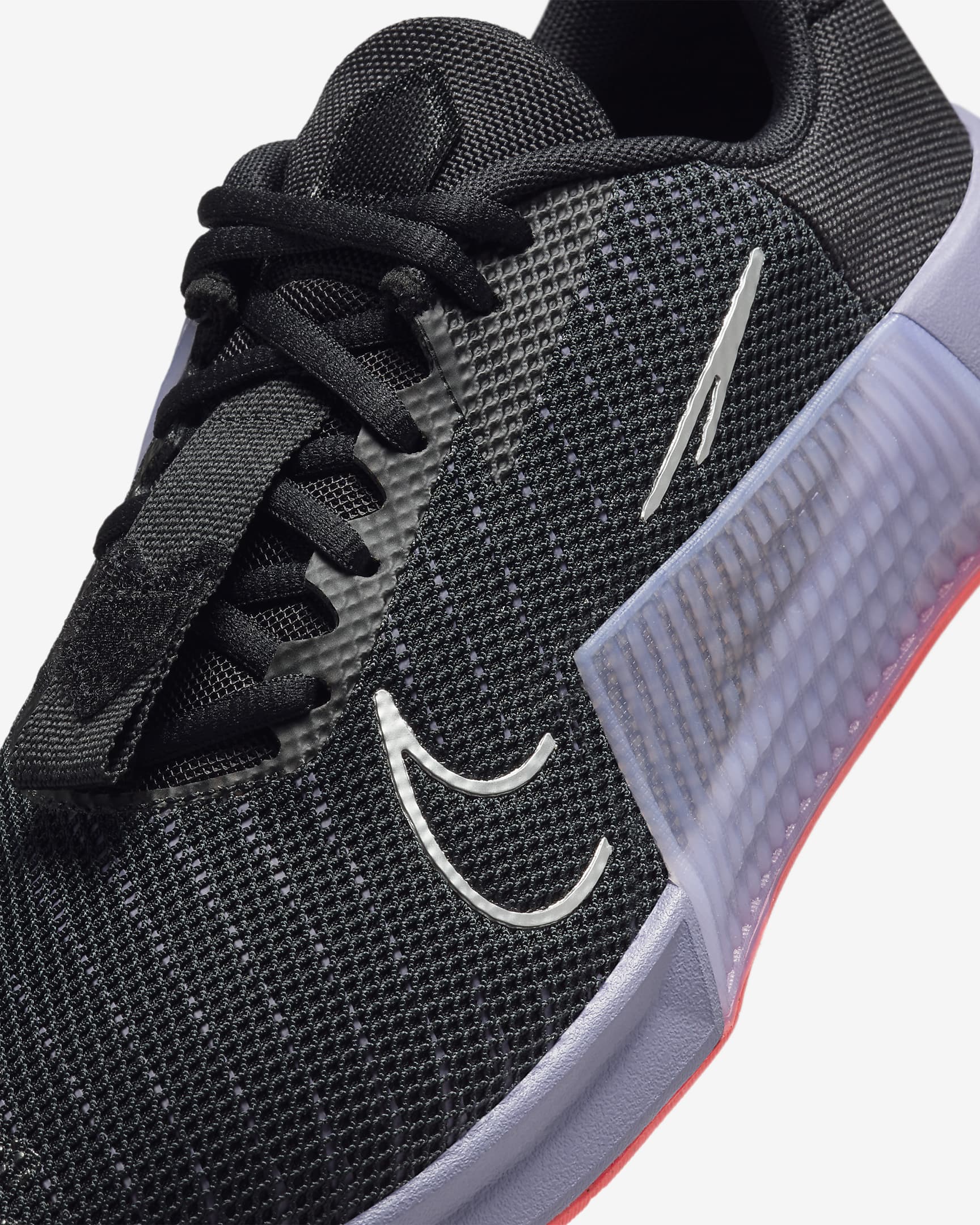 Tenis de entrenamiento para mujer Nike Metcon 9 - Negro/Flor de lila/Uva ligero/Plata metalizado