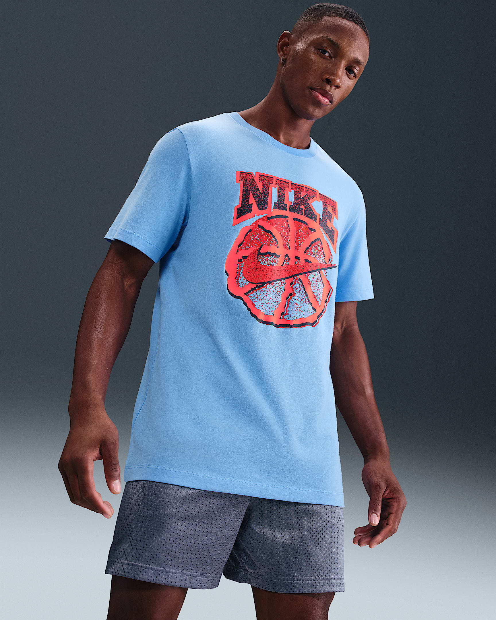 Nike Men's Dri-FIT Basketball T-Shirt - University Blue