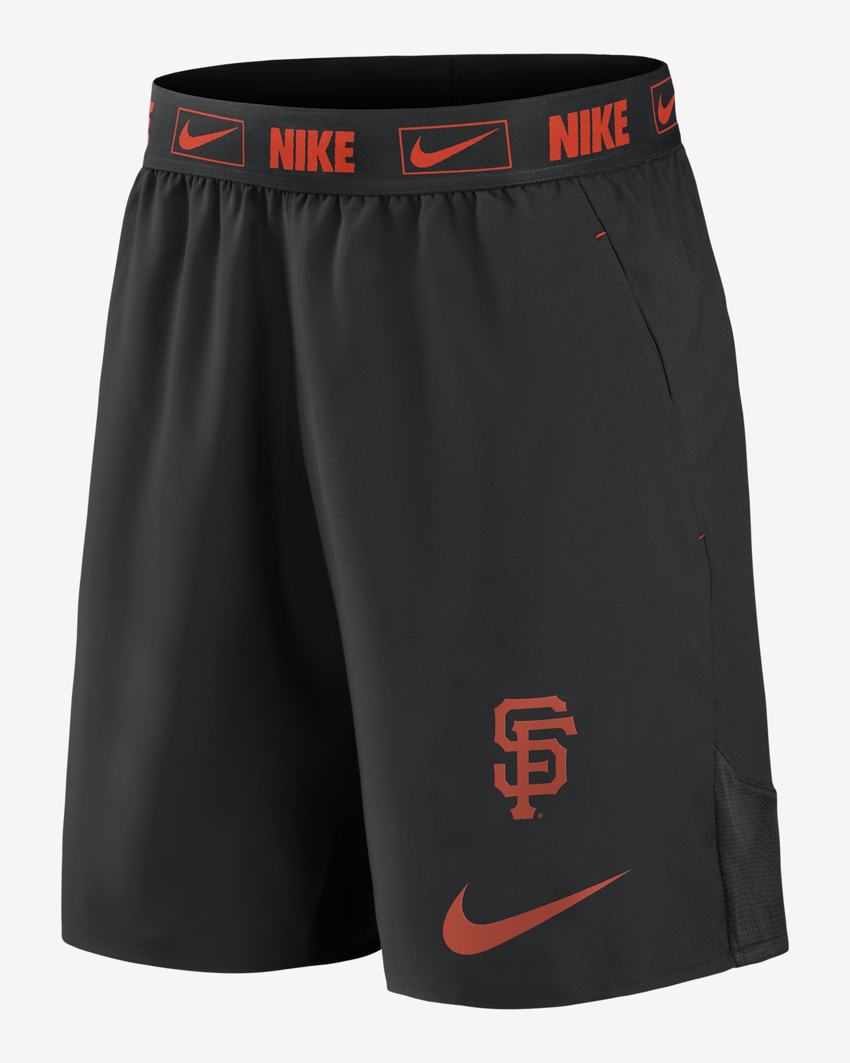 Shorts para hombre Nike Dri-FIT Primetime Logo (MLB San Francisco Giants) - Negro