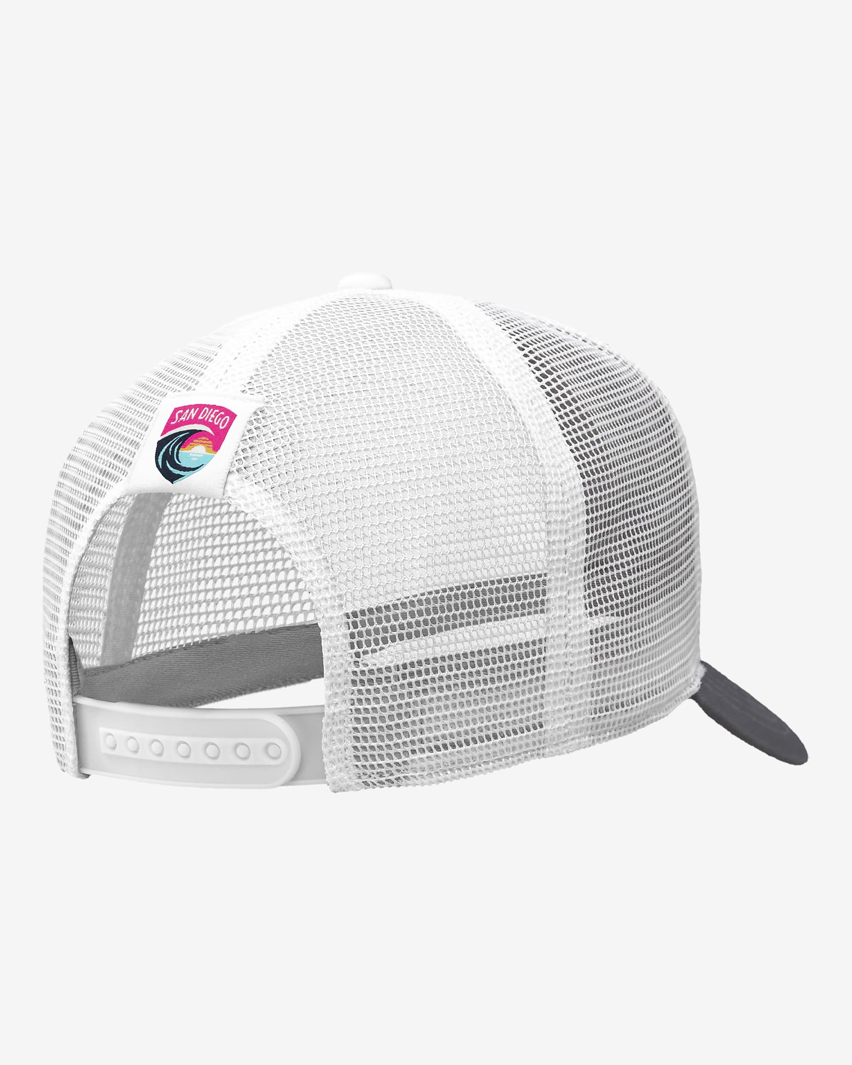 Gorra de rejilla Nike NWSL San Diego Wave FC - Blanco