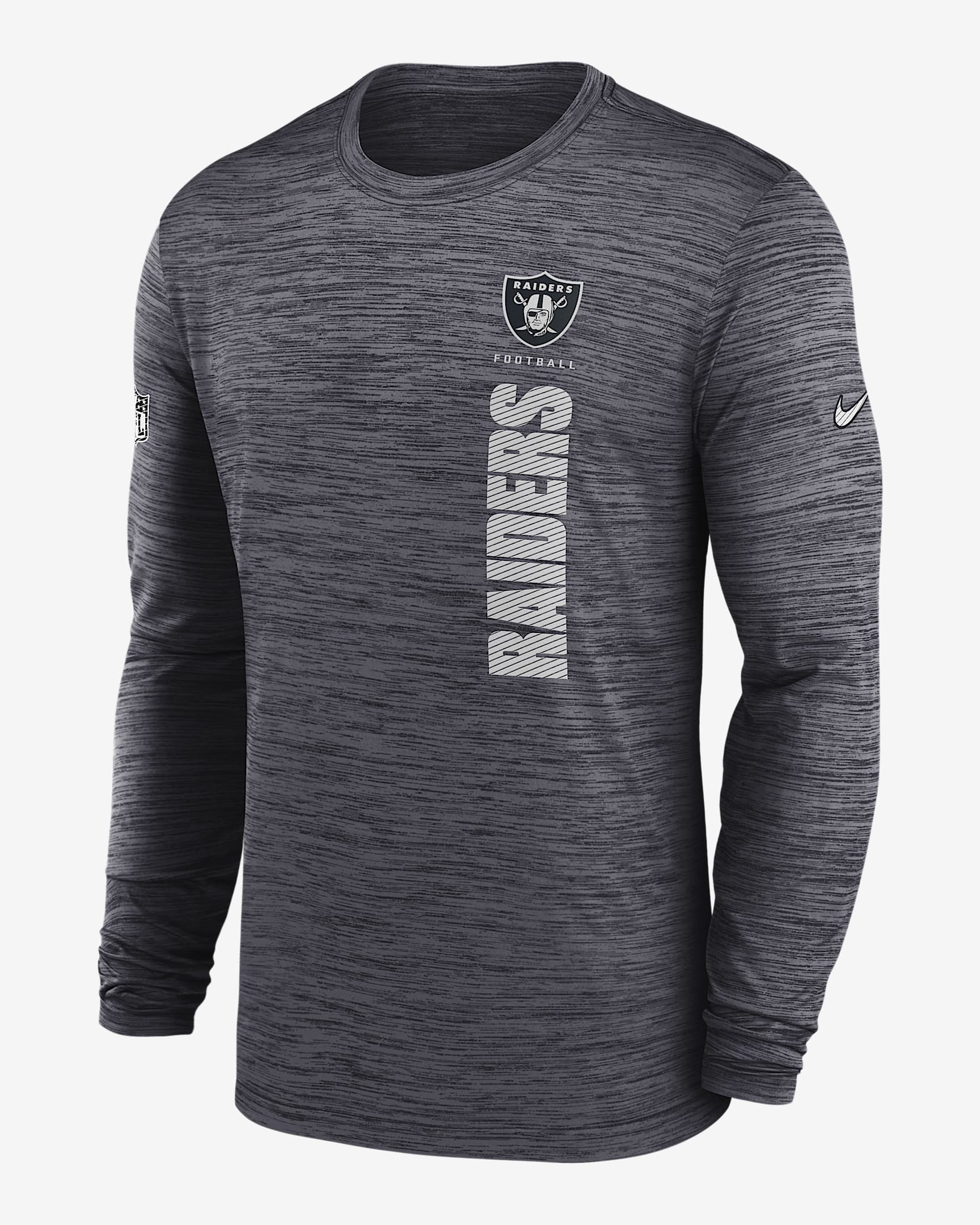 Las Vegas Raiders Sideline Velocity Men's Nike DriFIT NFL LongSleeve