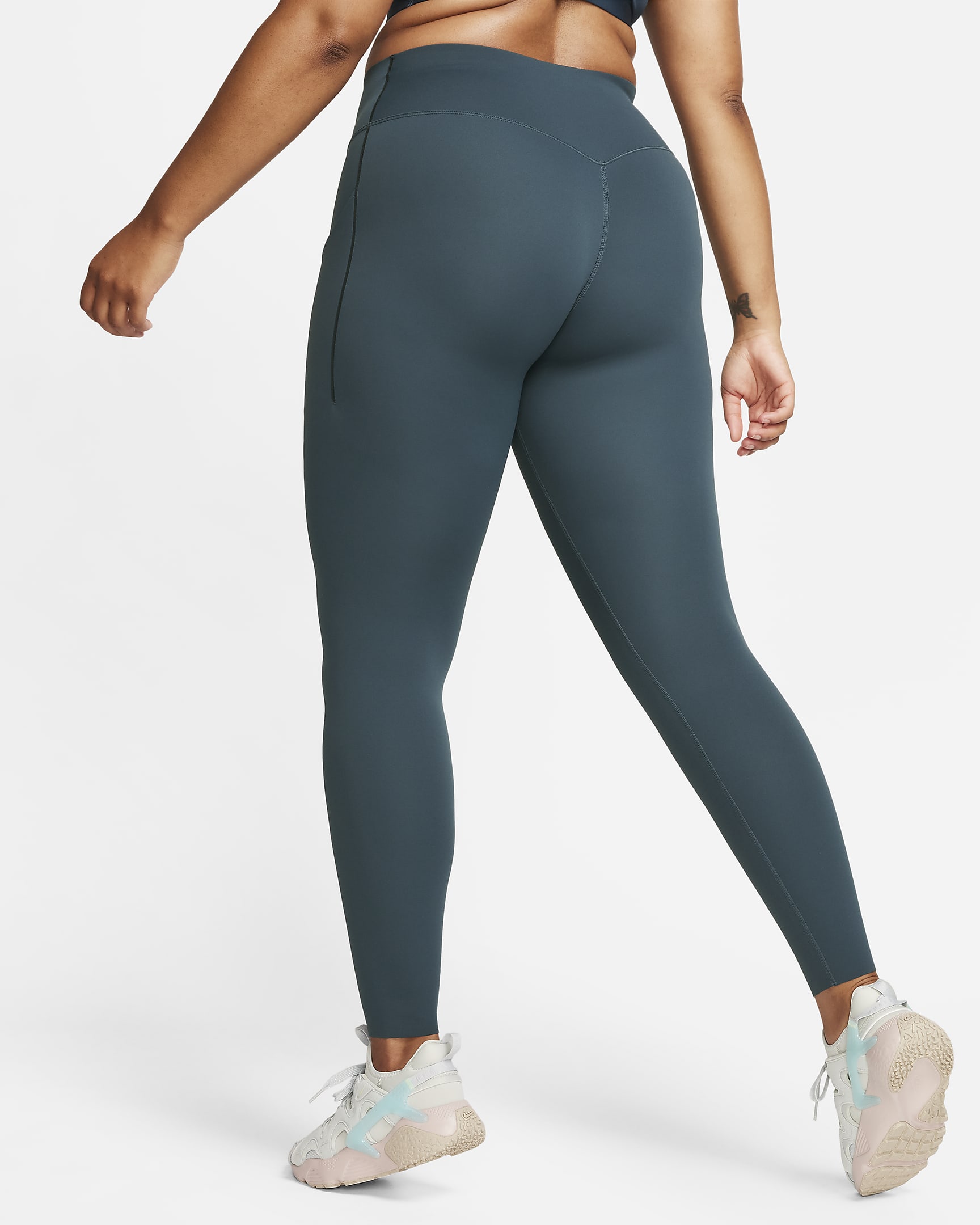 Nike Universa Women's Medium-Support Mid-Rise Full-Length Leggings with ...