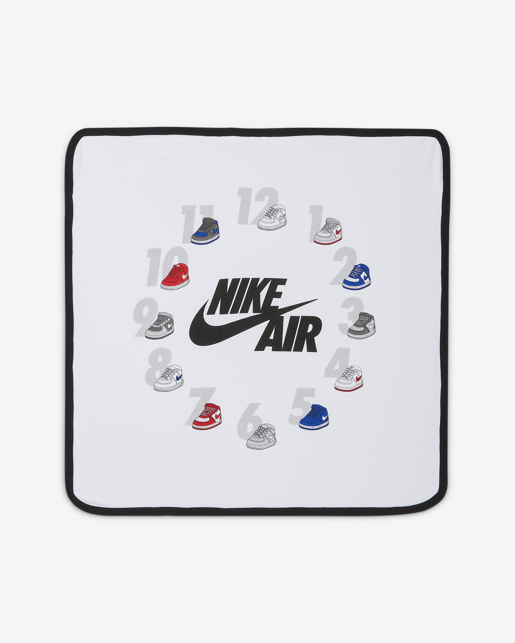 Nike AF1 Baby 3Piece Milestone Blanket Set.