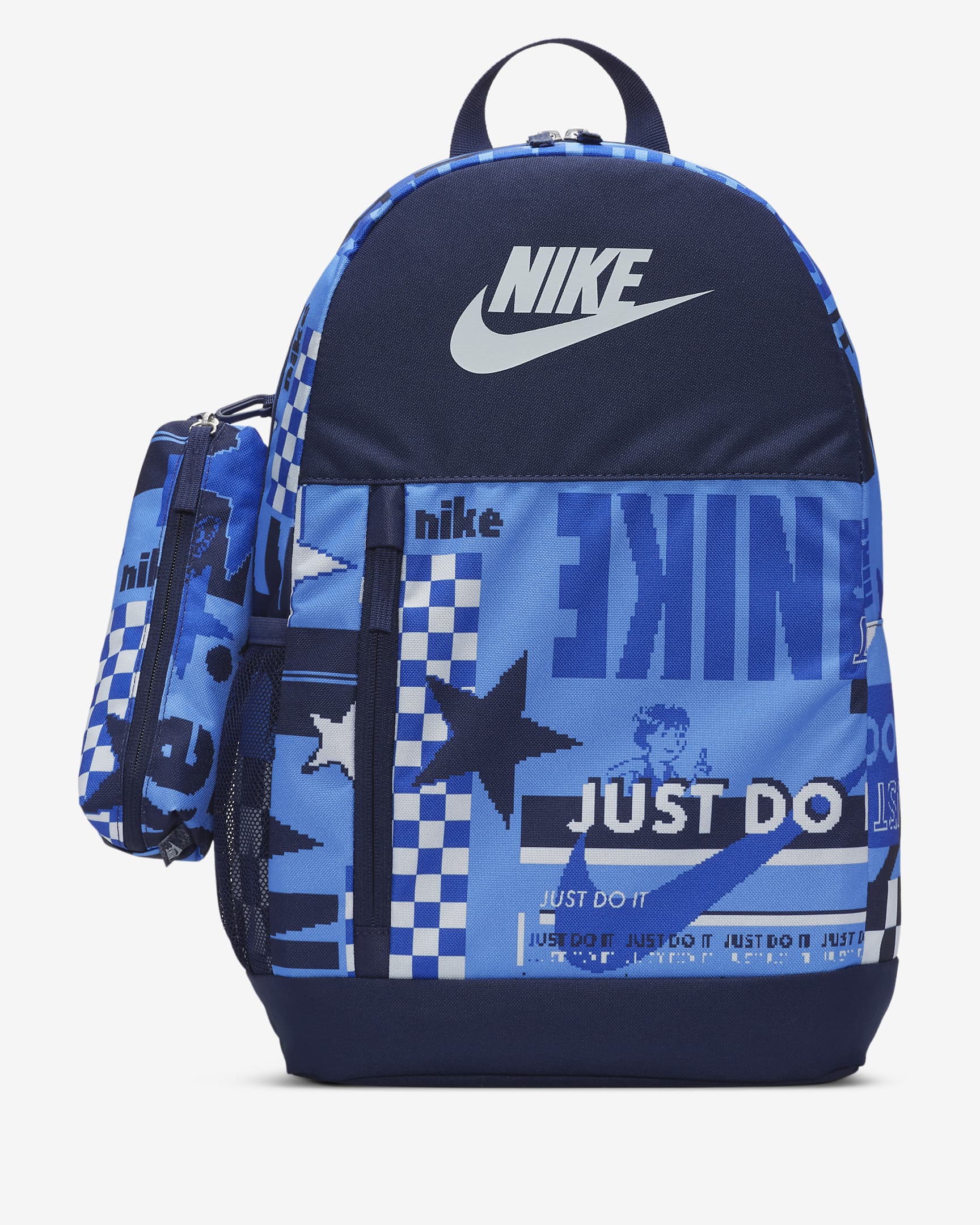 Nike Kids' Backpack (20L) - Midnight Navy/Midnight Navy/Pure Platinum