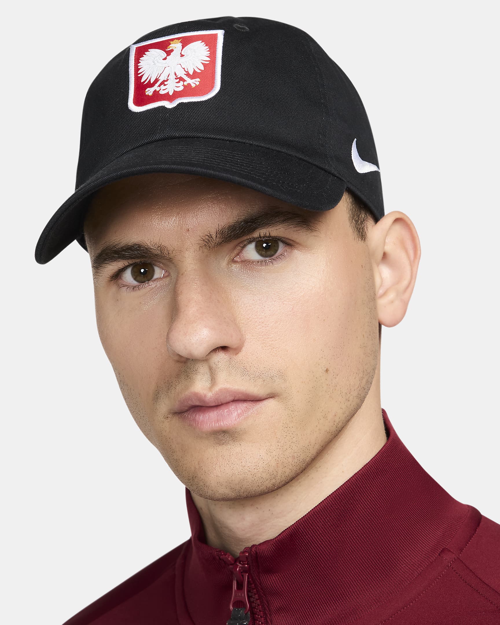 Heritage86 Polonia Gorra Nike - Negro/Blanco