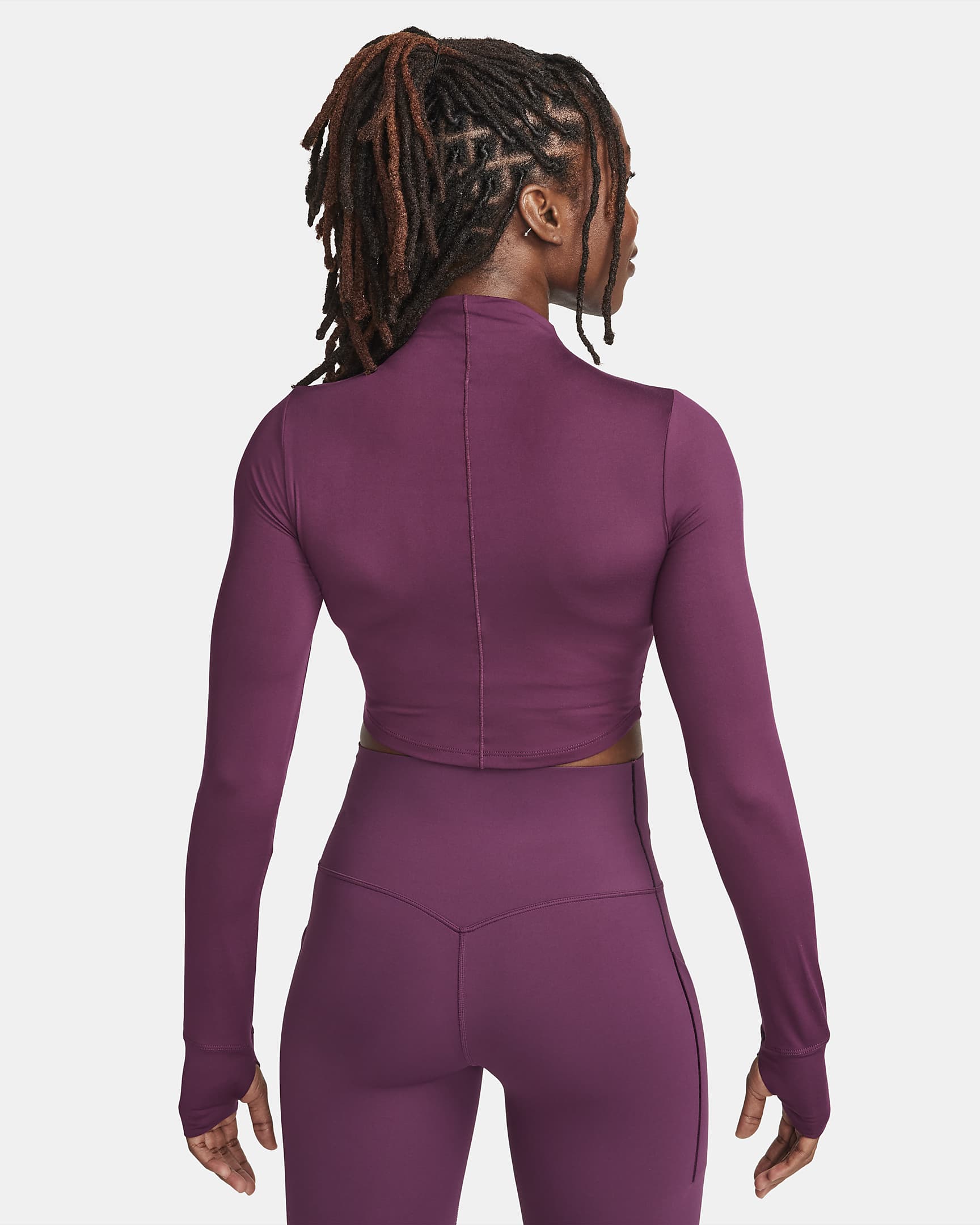 Nike Dri-FIT One Luxe Women's Long-Sleeve Cropped Top. Nike SE