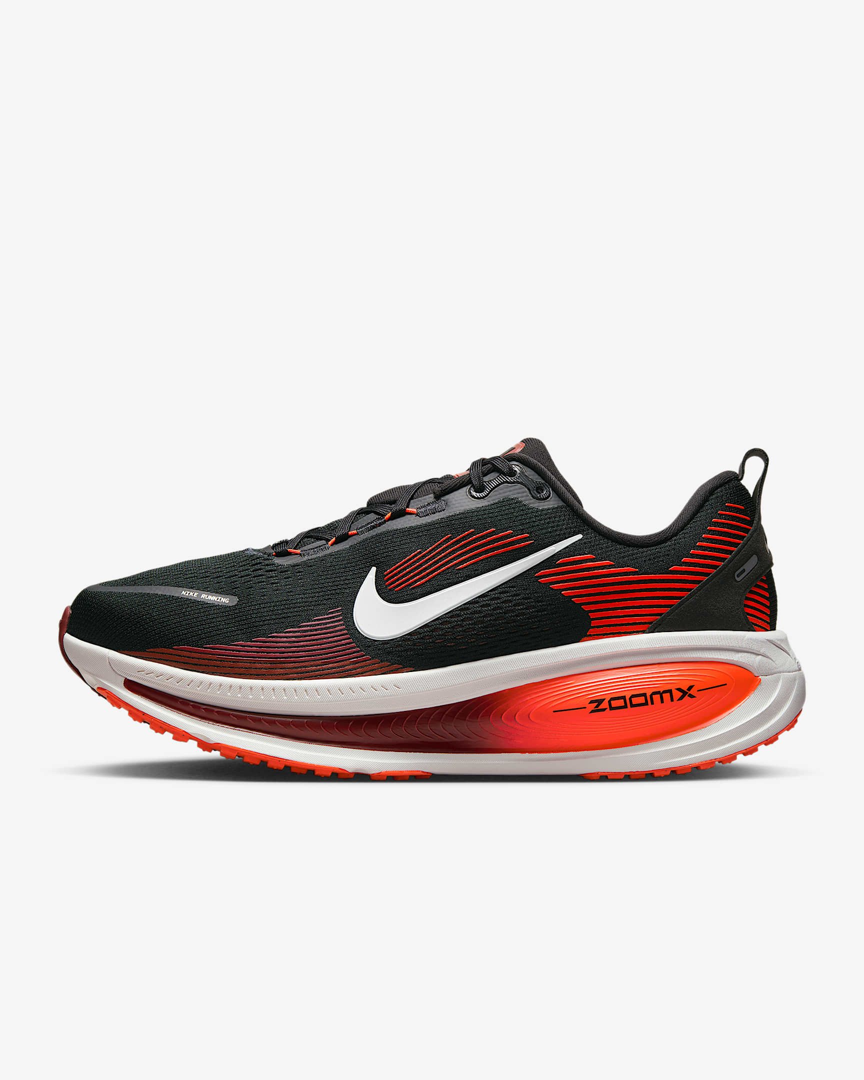 Nike Vomero 18 Men's Road Running Shoes (Extra Wide) - Black/Bright Crimson/Team Red/Summit White