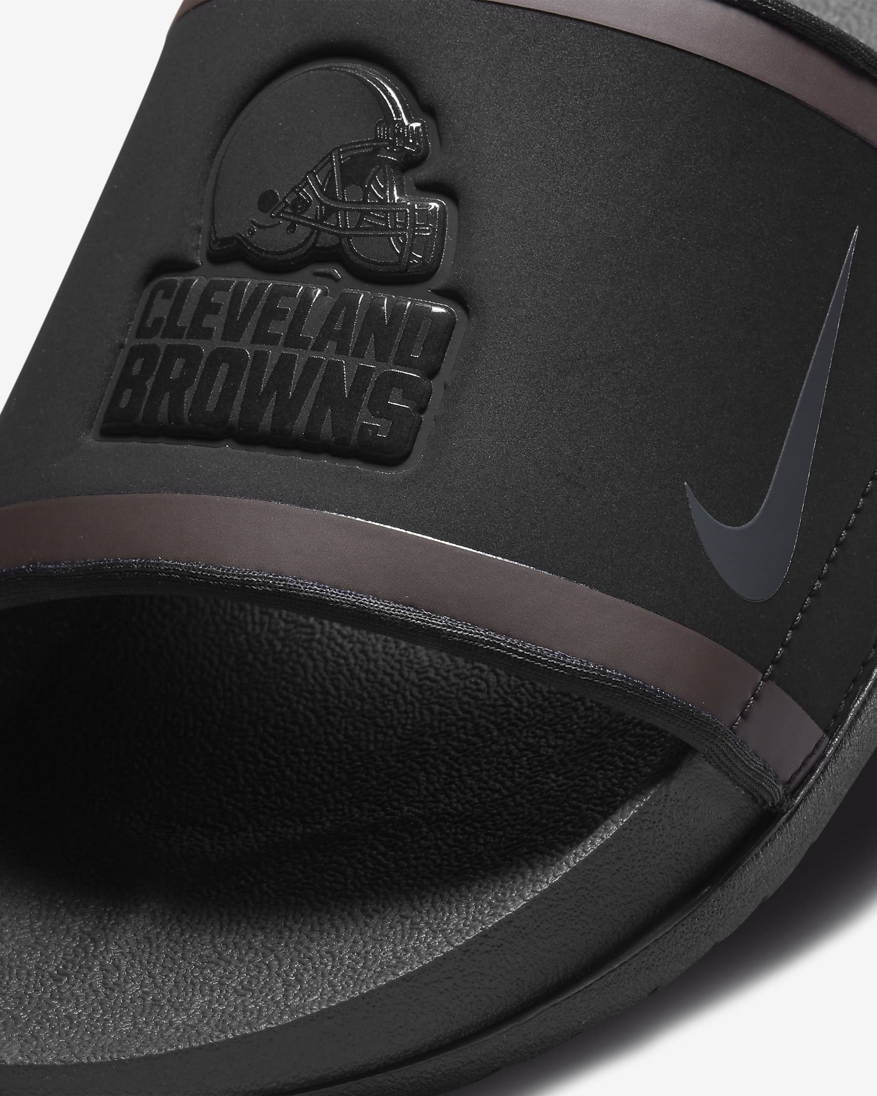 Nike Offcourt (NFL Cleveland Browns) Slide - Black/Team Orange/Seal Brown/Anthracite