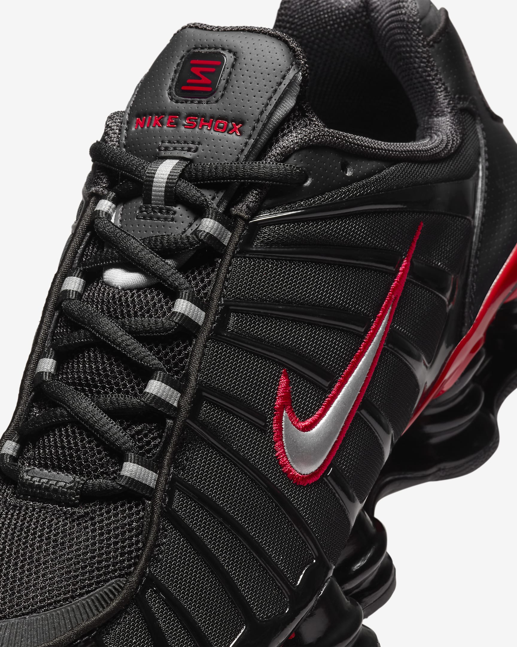 Nike Shox TL Sabatilles - Home - Negre/University Red/Platejat metal·litzat