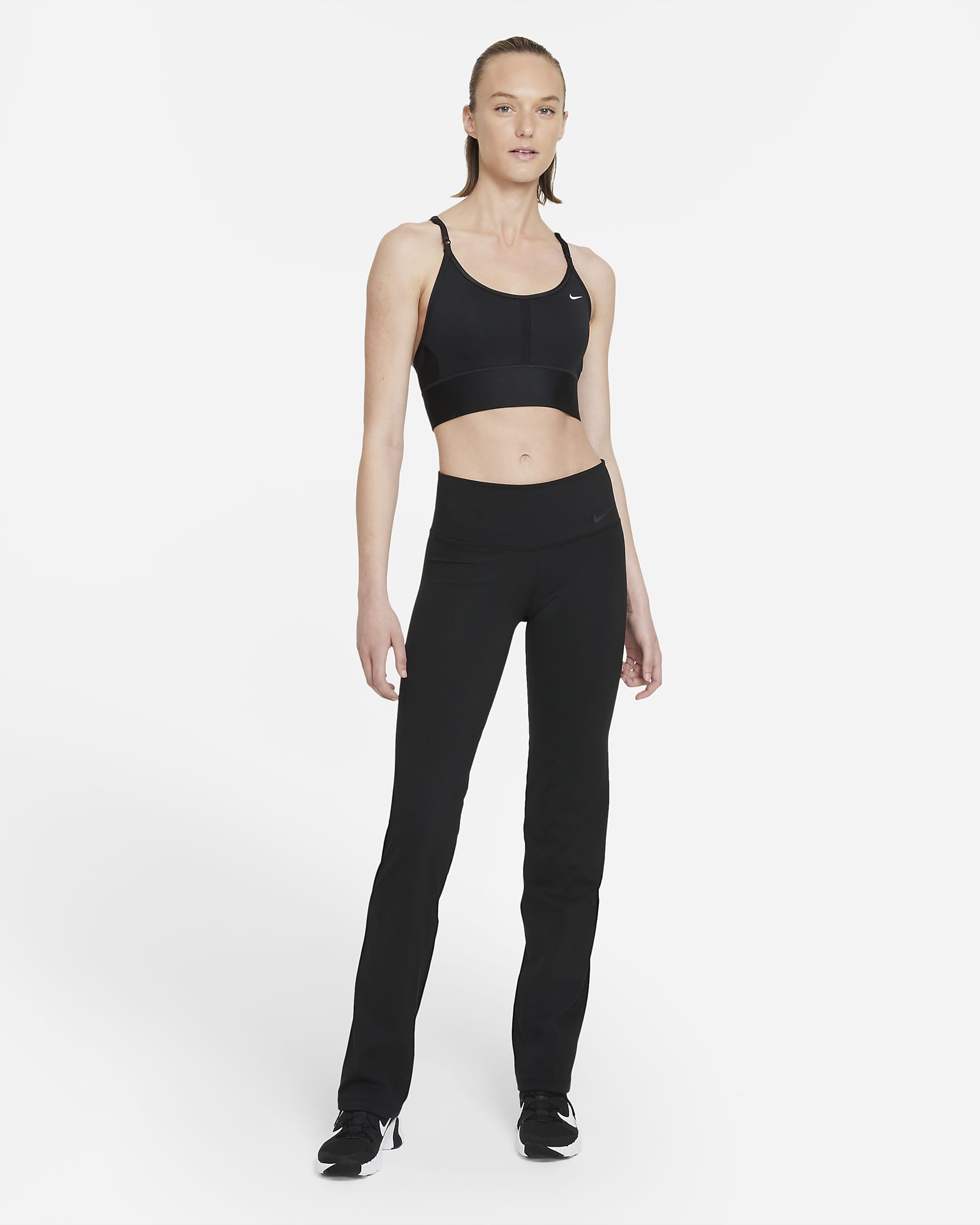 Pantaloni da training Nike Power - Donna - Nero/Nero