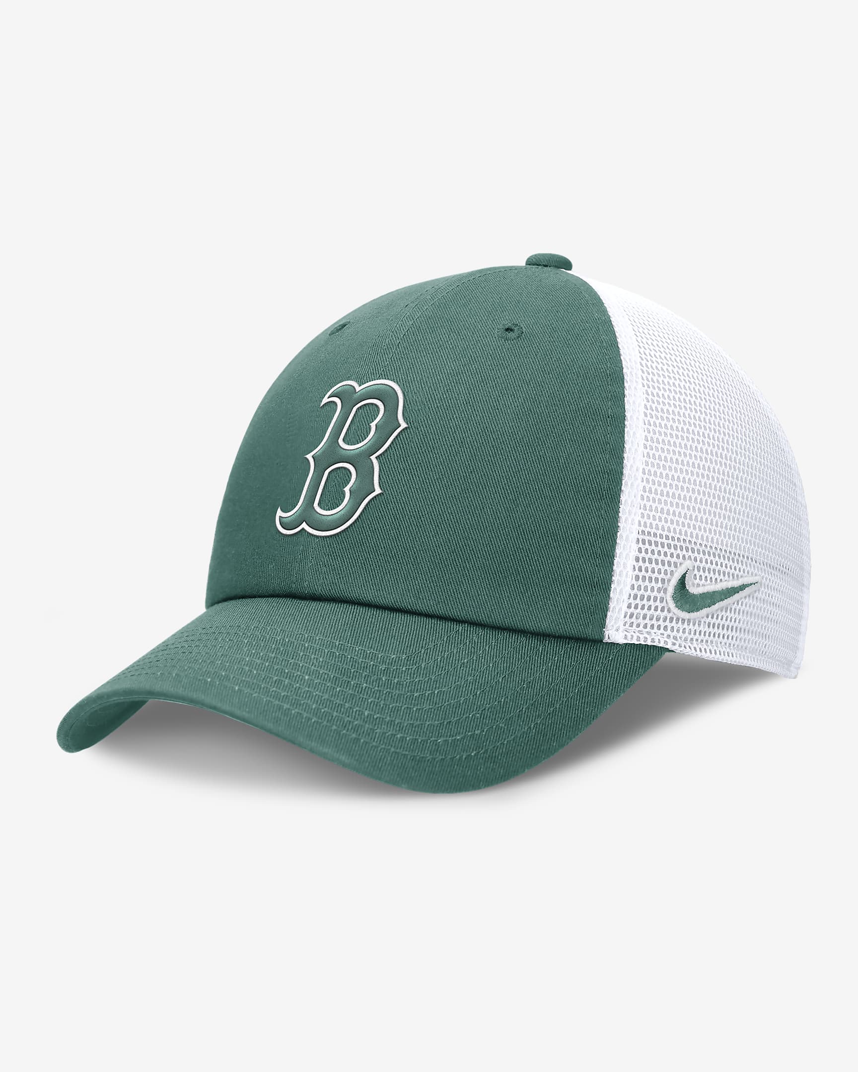 Boston Red Sox Bicoastal Club Men's Nike MLB Trucker Adjustable Hat - Bicoastal/White