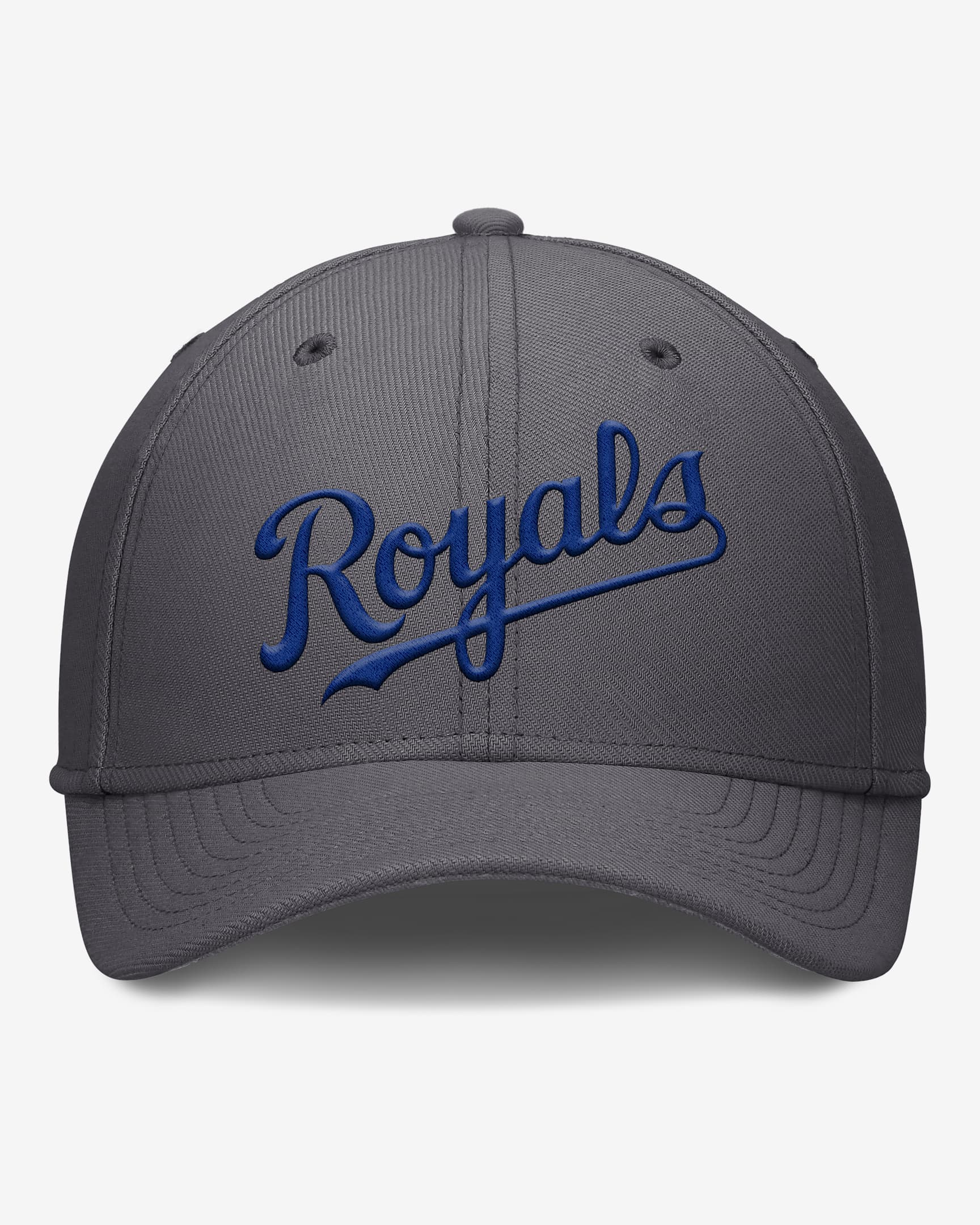 Kansas City Royals Swoosh Men's Nike Dri-FIT MLB Hat - Grey