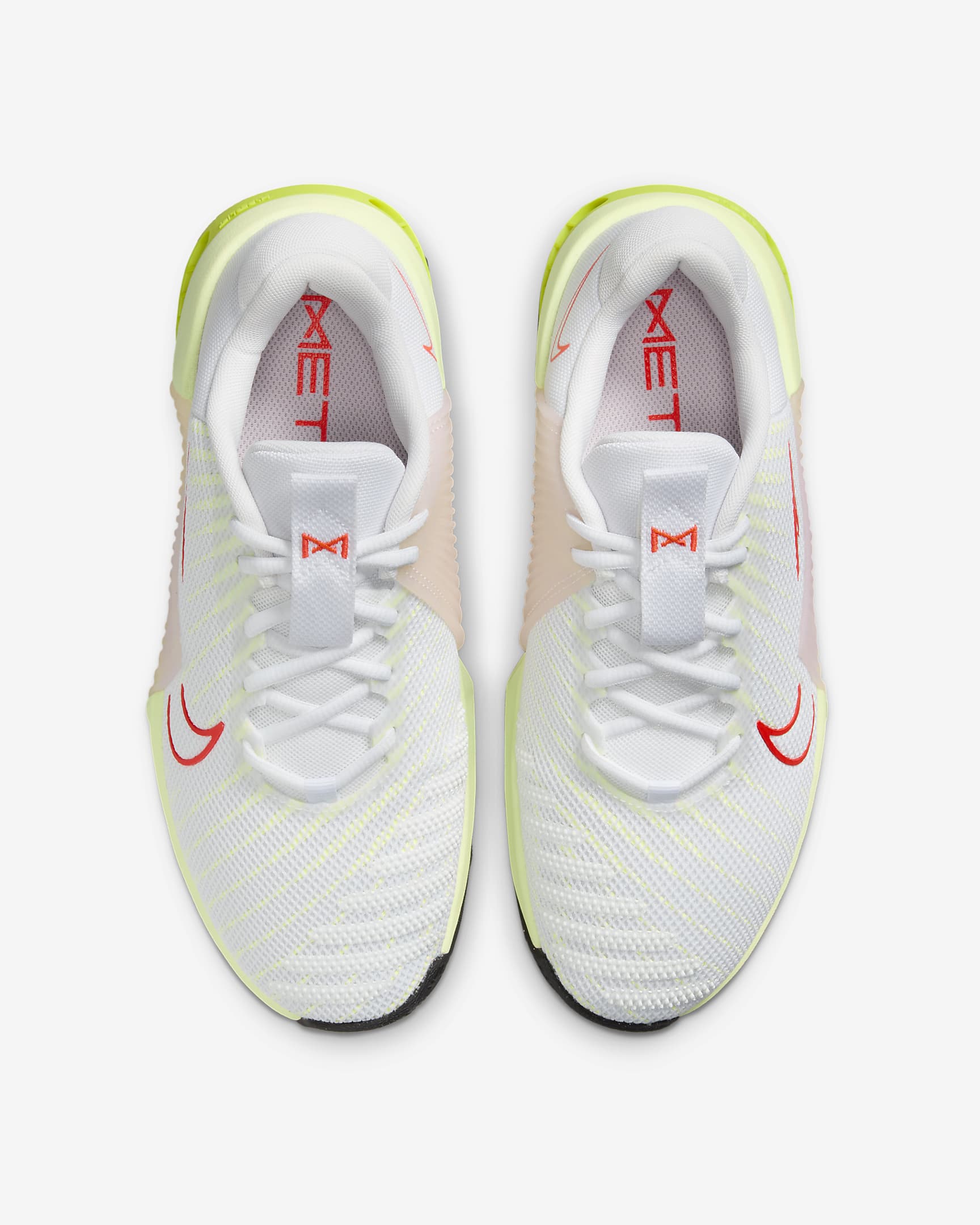 Nike Metcon 9 Workout-Schuh für Damen - Weiß/Volt/Barely Volt/Bright Crimson