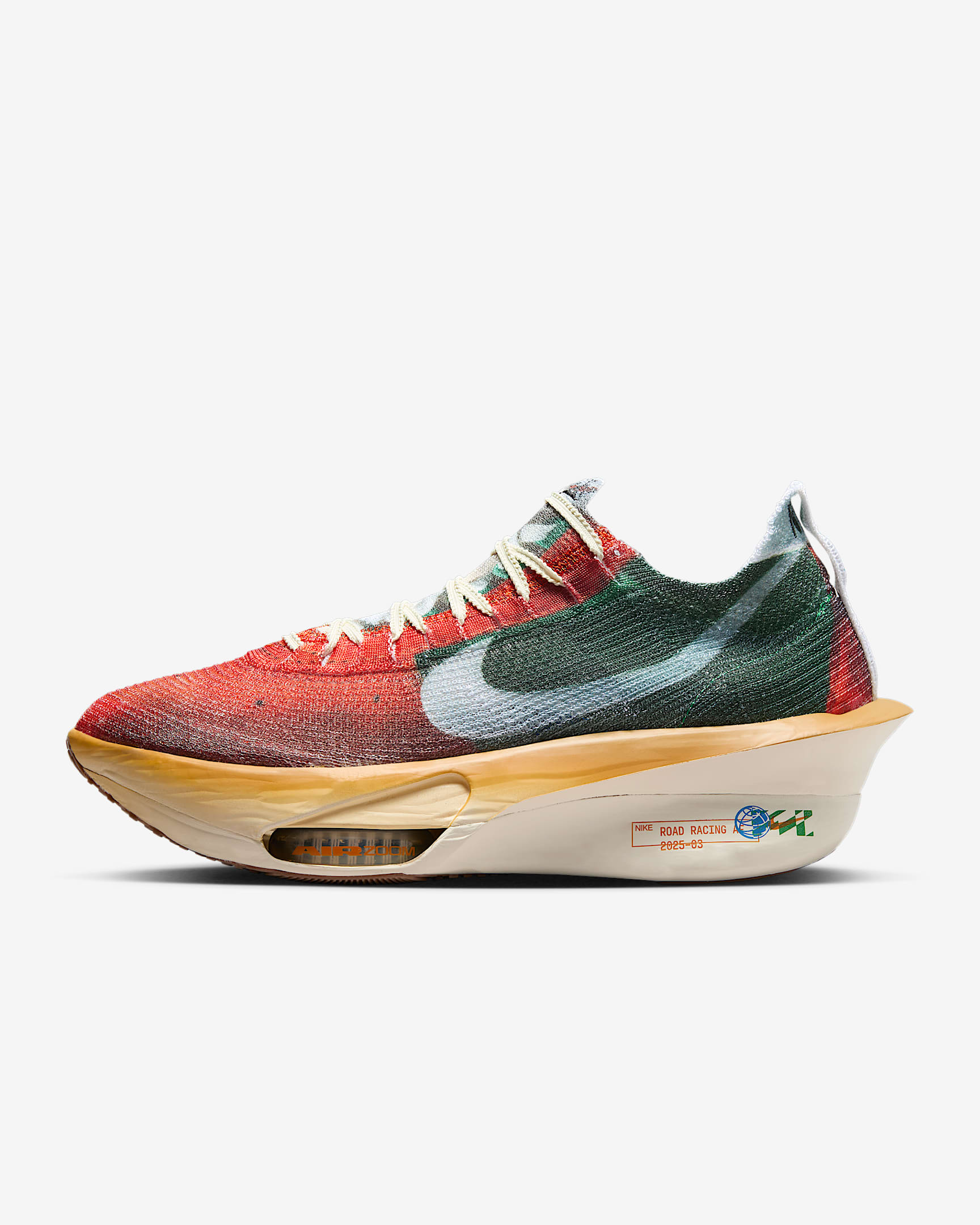 Nike Alphafly 3 Premium Men's Road Racing Shoes - Multi-Colour/Starfish/Aloe Verde/Clear