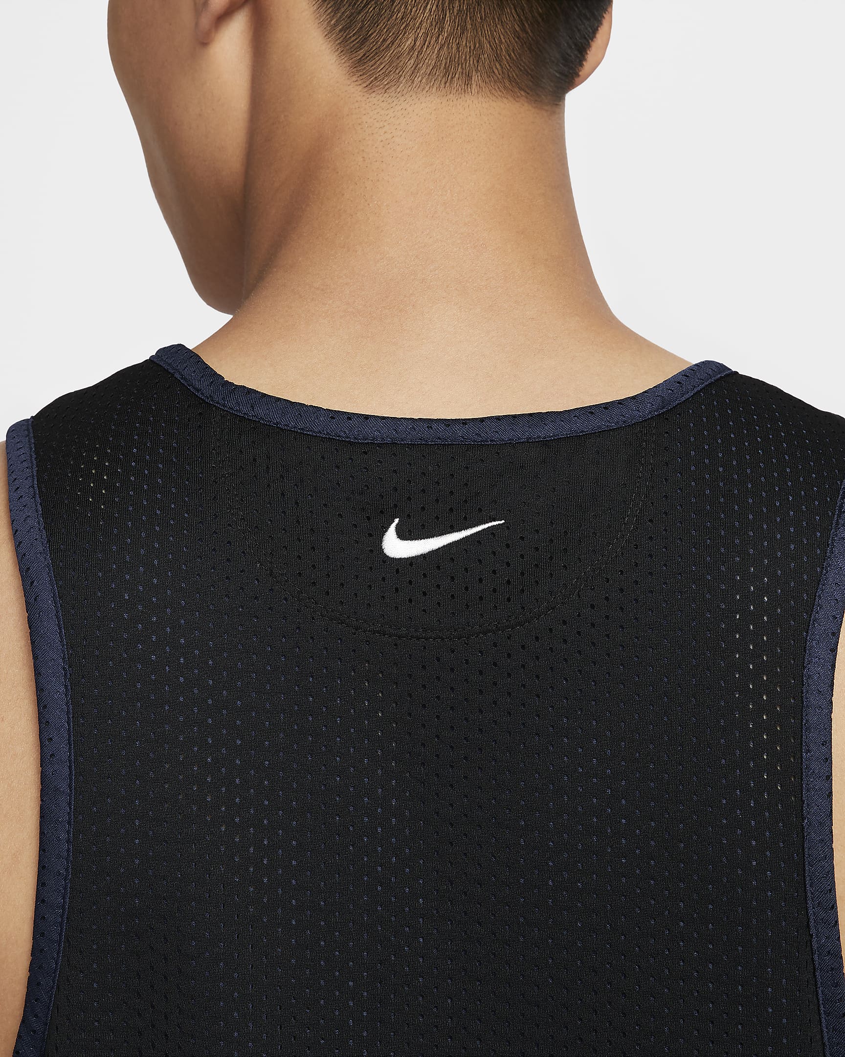 Nike Track Club 男款 Dri-FIT 跑步無袖上衣 - 黑色/Midnight Navy/Summit White