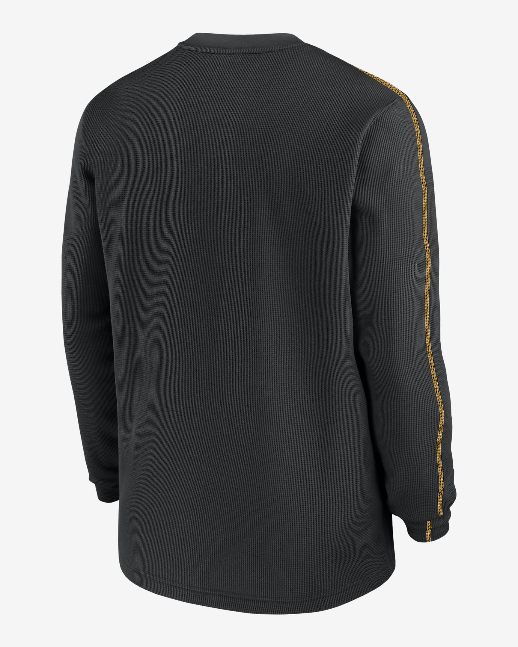 Iowa Hawkeyes Sideline Coach Men's Nike College Long-Sleeve Top - Black