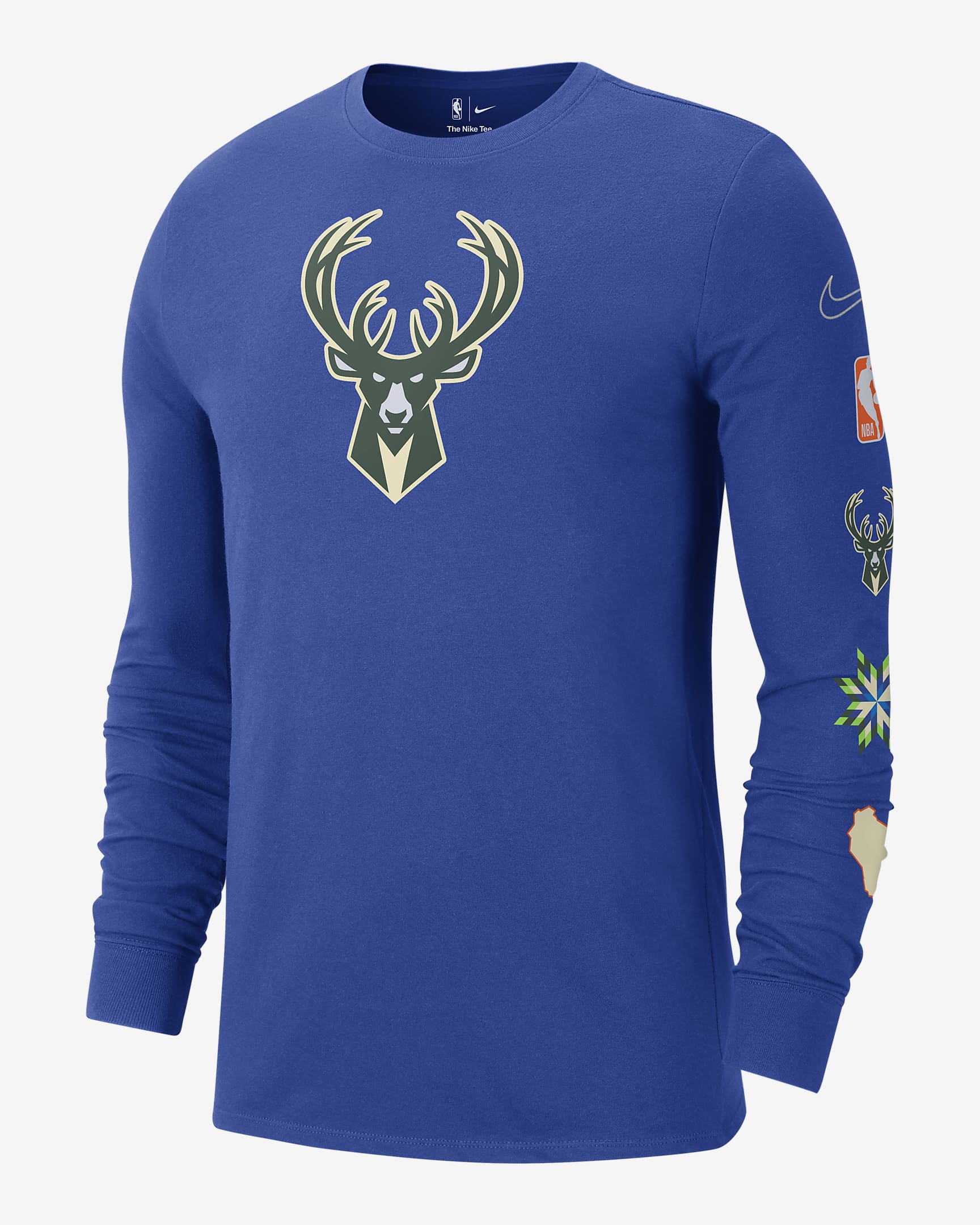 Milwaukee Bucks City Edition Men's Nike NBA Long-Sleeve T-Shirt. Nike.com