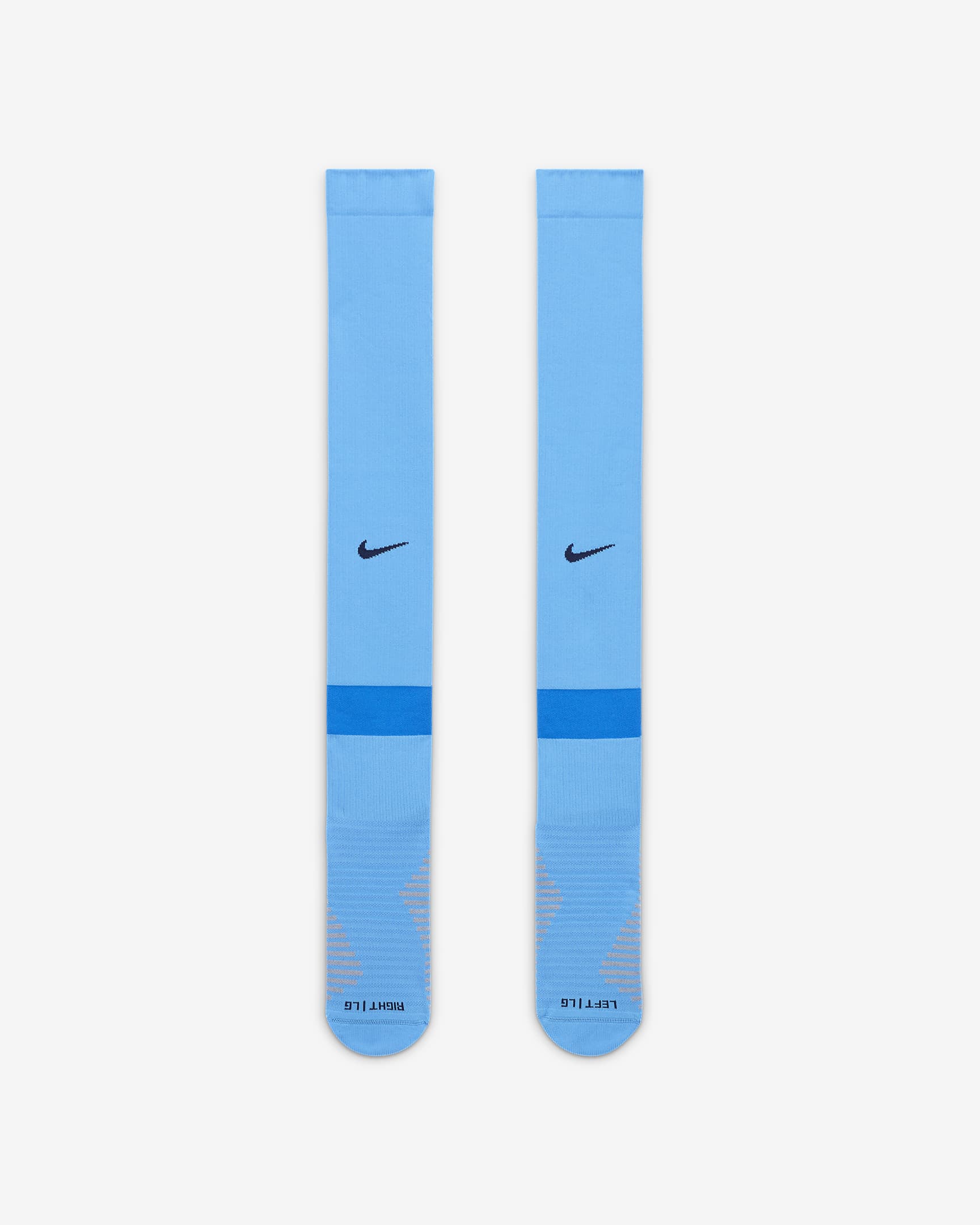 Nike Strike Knee-High Soccer Socks - University Blue/Italy Blue/Midnight Navy