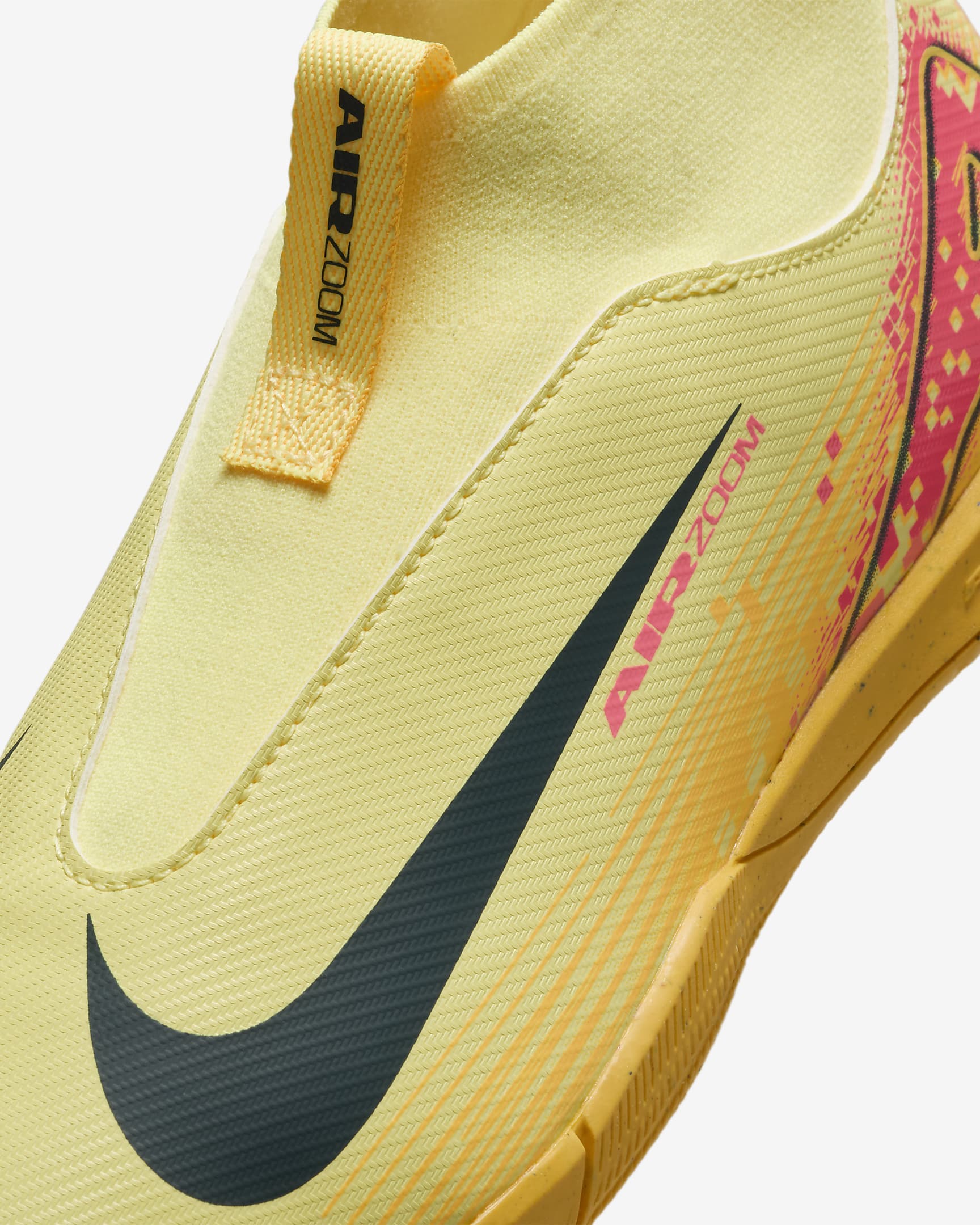 Chaussure de foot montante IC Nike Jr. Mercurial Superfly 10 Academy « Kylian Mbappé » pour ado - Light Laser Orange/Armory Navy