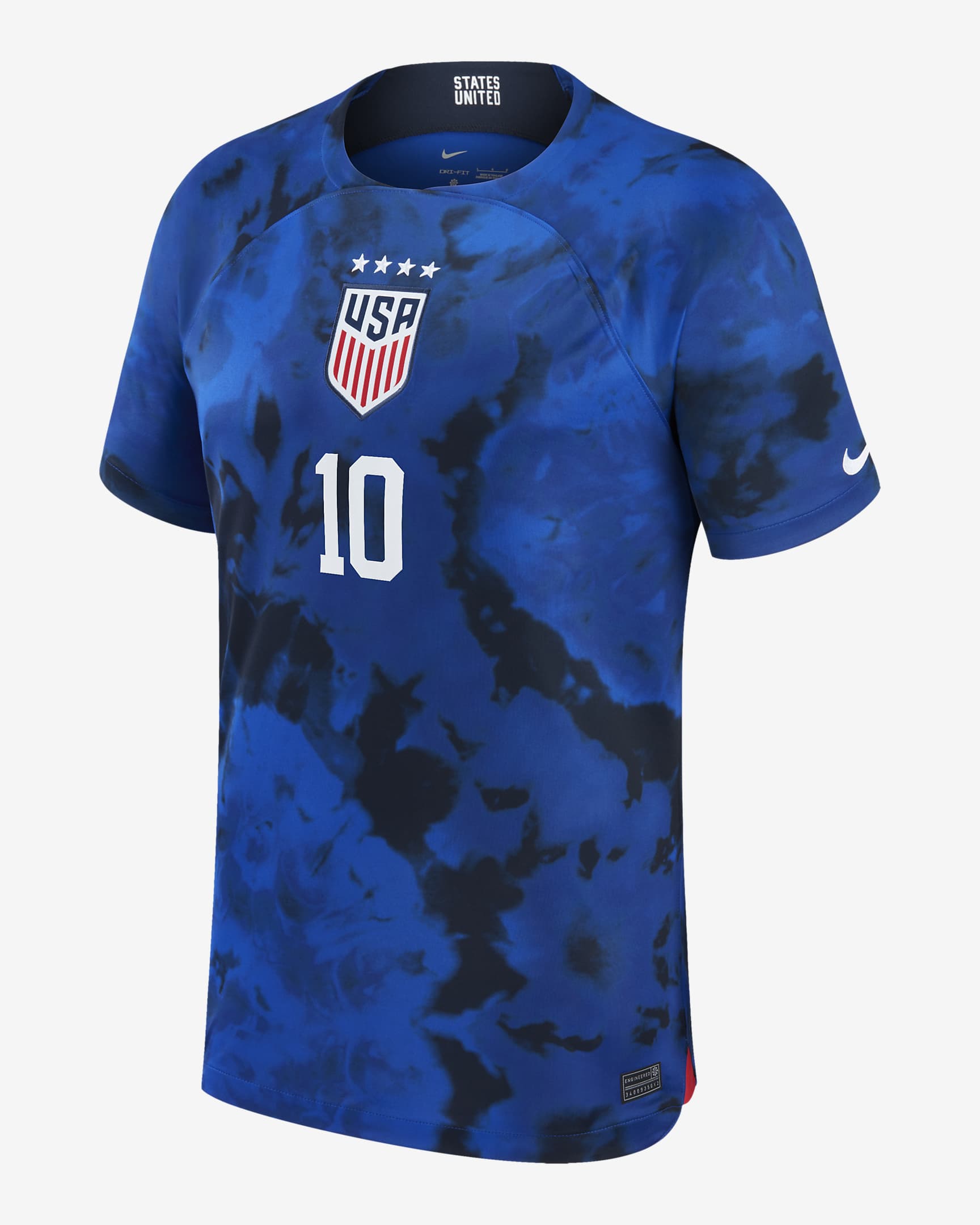 USWNT 2022/23 Stadium Away (Lindsey Horan) Men's Nike Dri-FIT Soccer Jersey - Blue