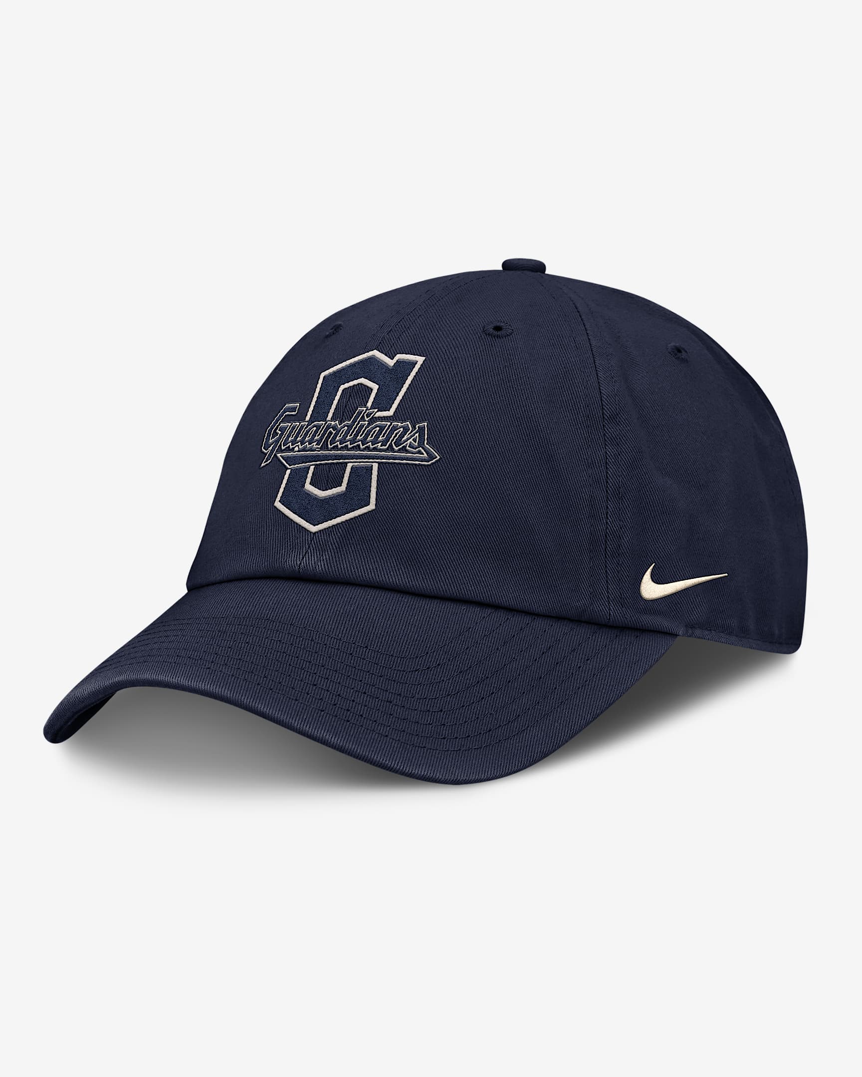 Gorra Nike de la MLB ajustable para hombre Cleveland Guardians Statement Club - Azul marino