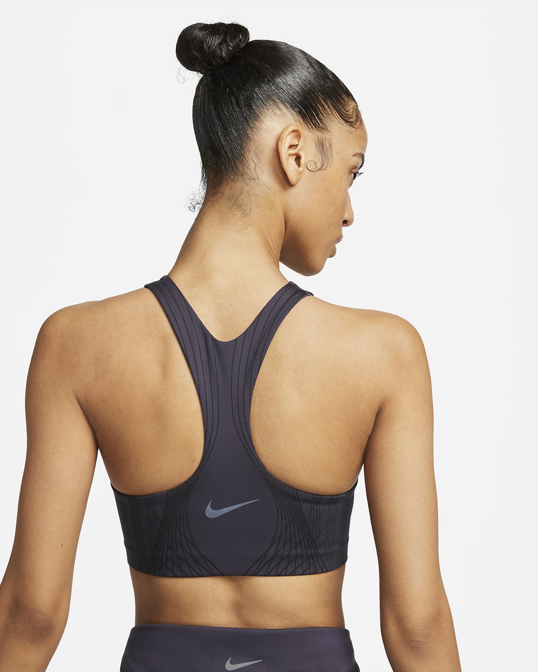 Nike Swoosh Women's MediumSupport Padded HighNeck Sports Bra. Nike SE