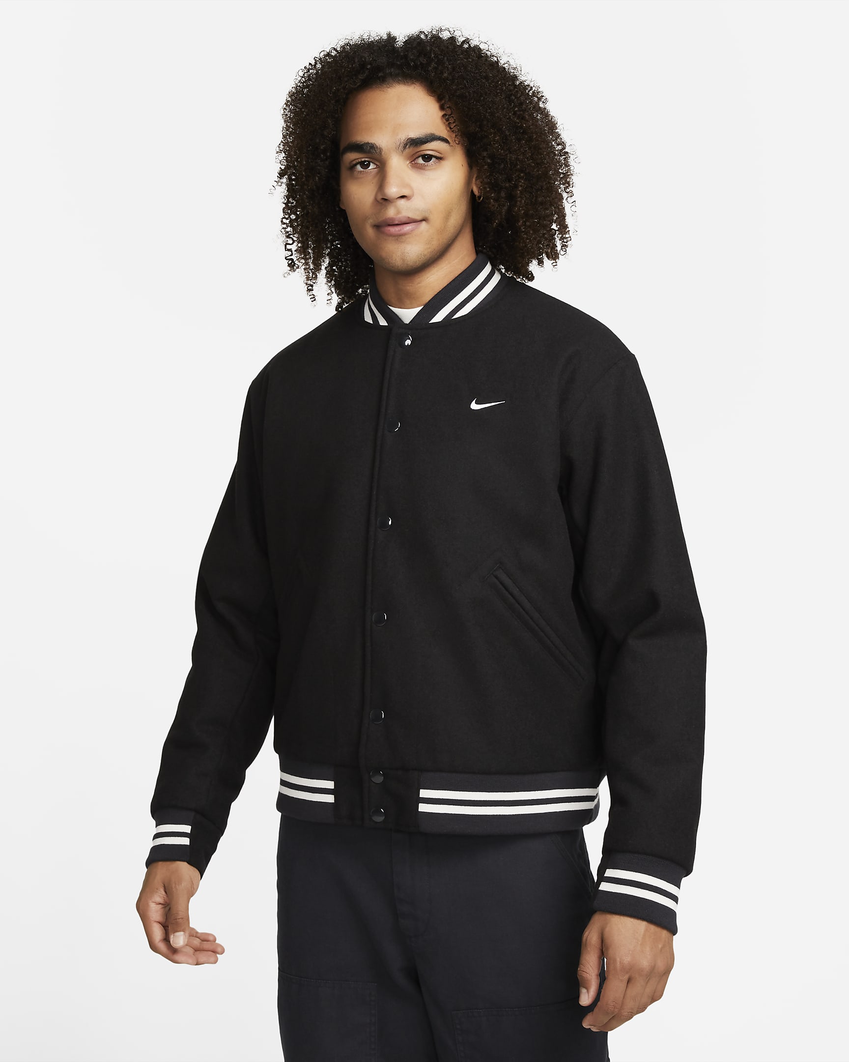 Nike Sportswear Authentics Men's Varsity Jacket. Nike BG