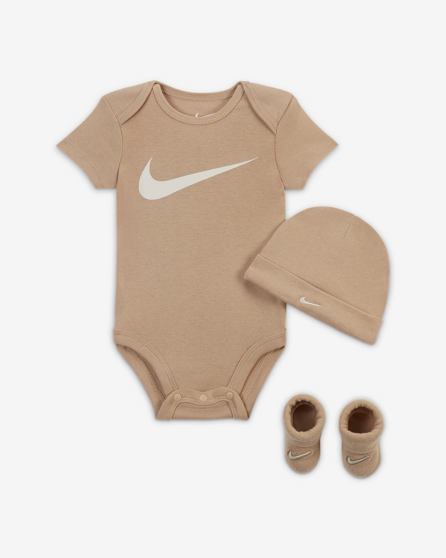 Nike Baby (0-6M) 8-Piece Boxed Gift Set - Pale Ivory