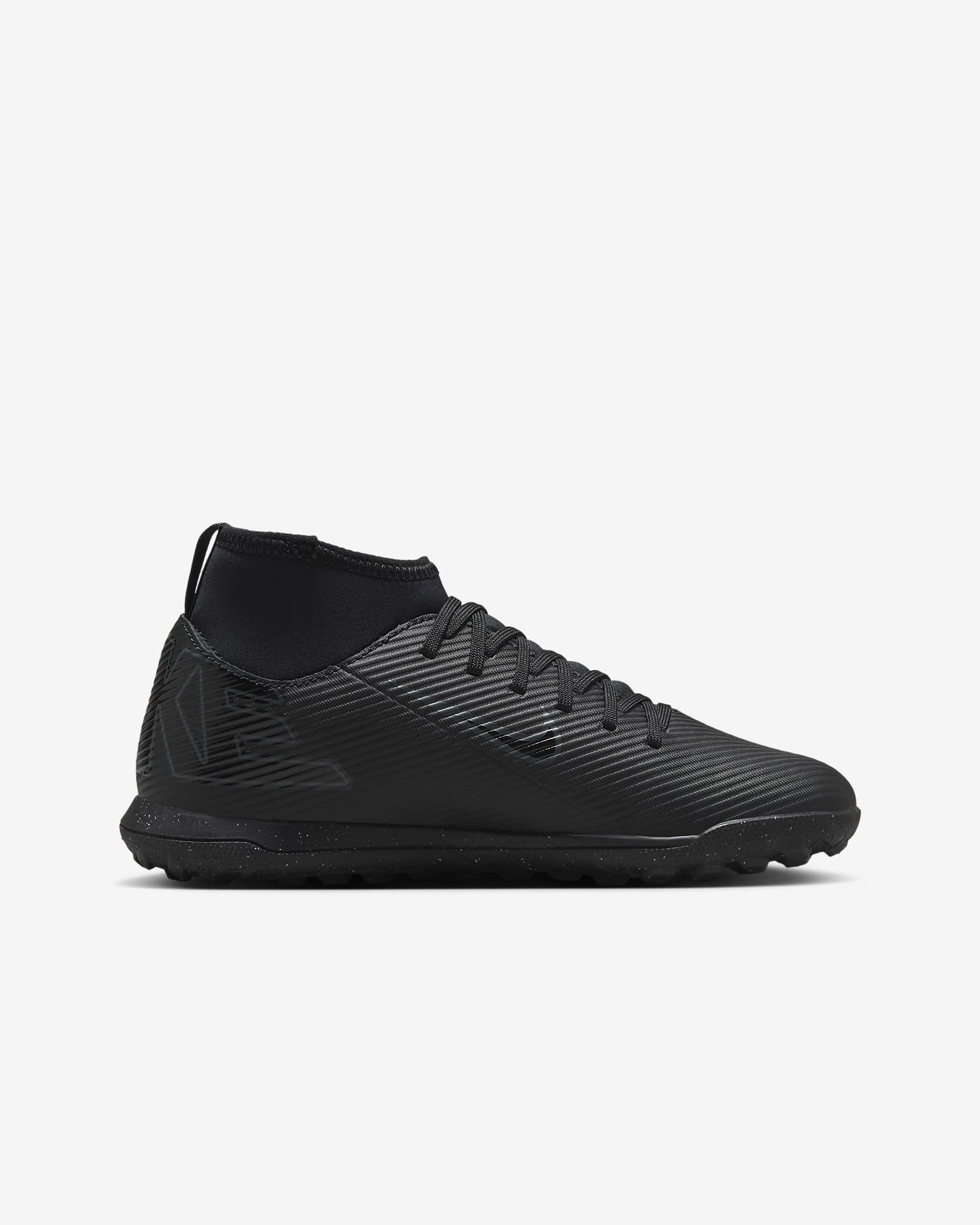 Chaussure de foot montante pour surface synthétique Nike Jr. Mercurial Superfly 10 Club pour enfant/ado - Noir/Deep Jungle/Noir