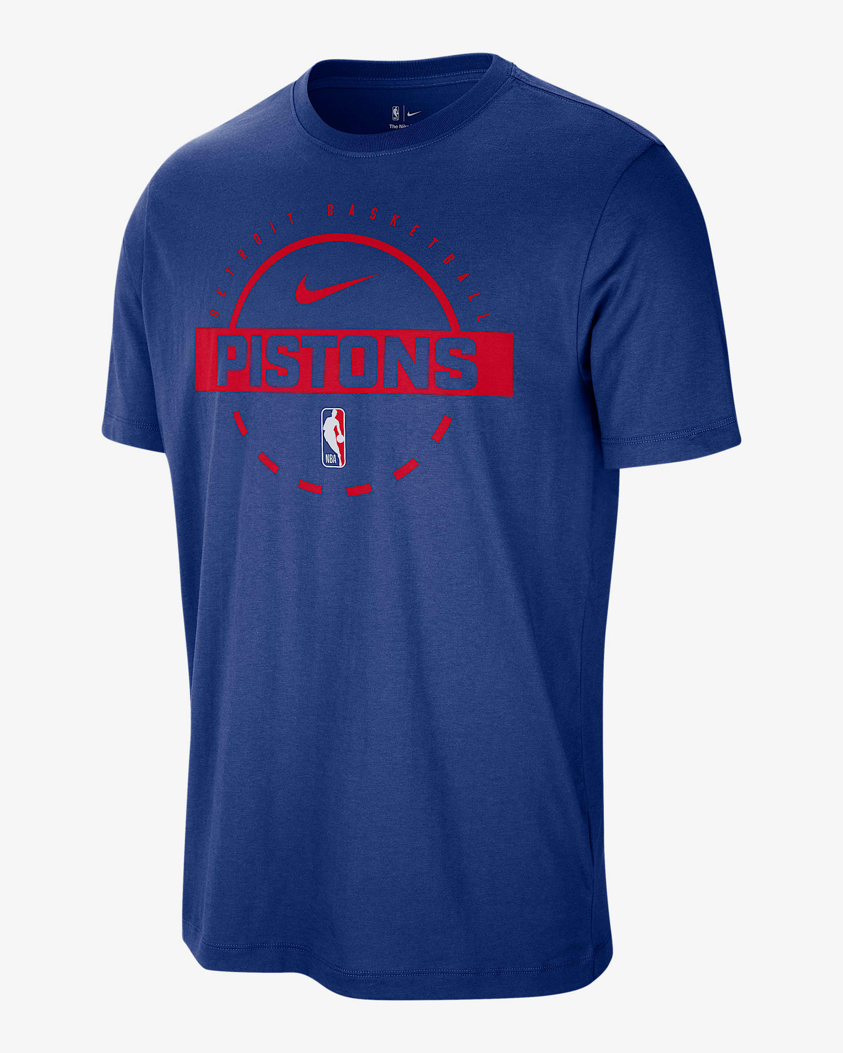 Detroit Pistons Men's Nike NBA Practice T-Shirt - Rush Blue