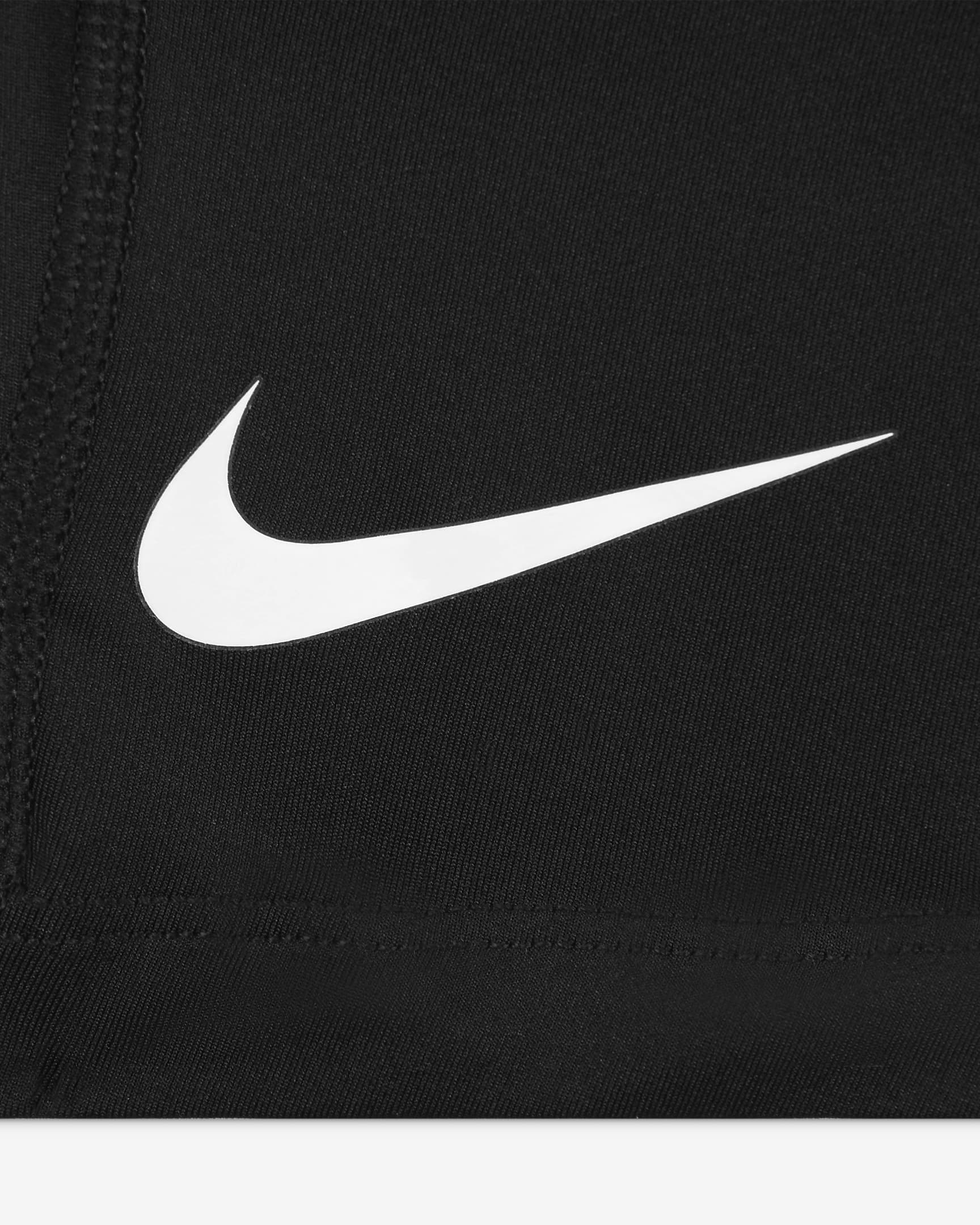 Short Nike Pro Dri-FIT pour Garçon plus âgé - Noir/Blanc