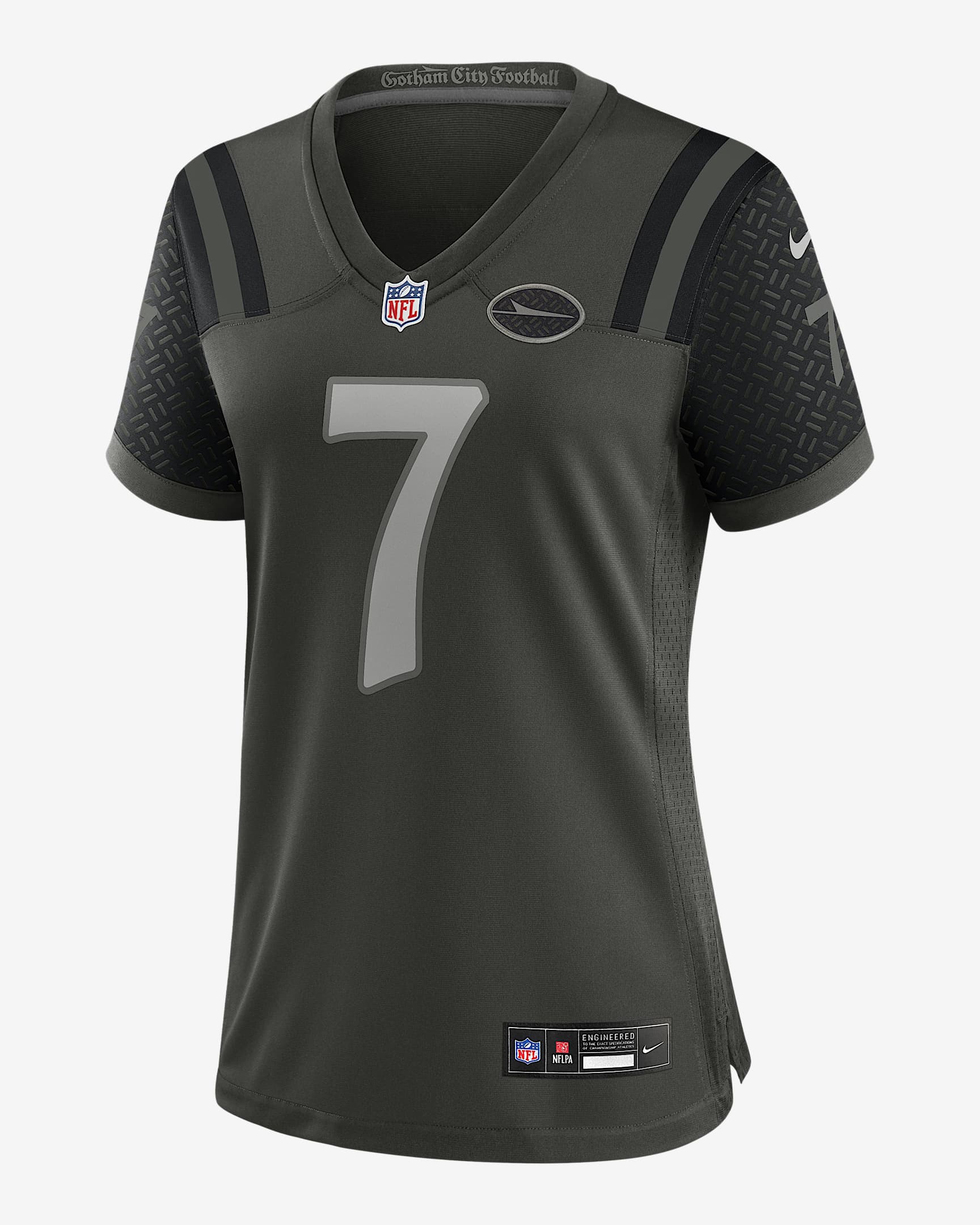 Justin Fields New York Jets Rivalries Collection Women’s Nike NFL Game Jersey - Green