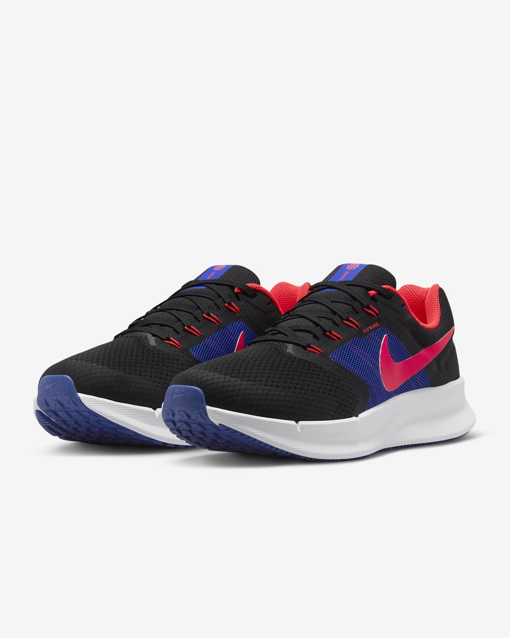 Nike Run Swift 3 Women's Road Running Shoes - Black/Racer Blue/White/Bright Crimson