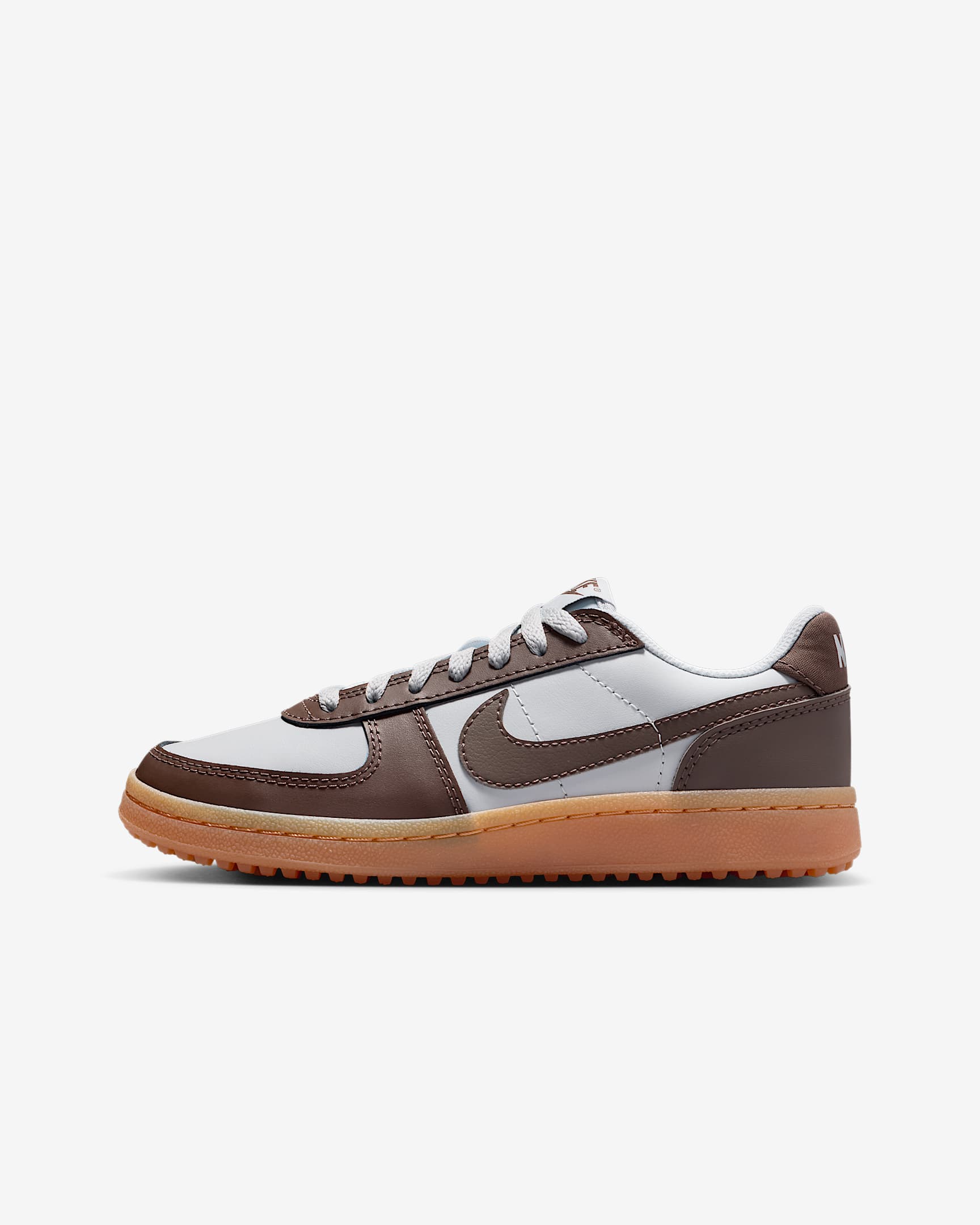 Tenis para niños grandes Nike Field General - Platino puro/Amarillo goma/Mineral de hierro