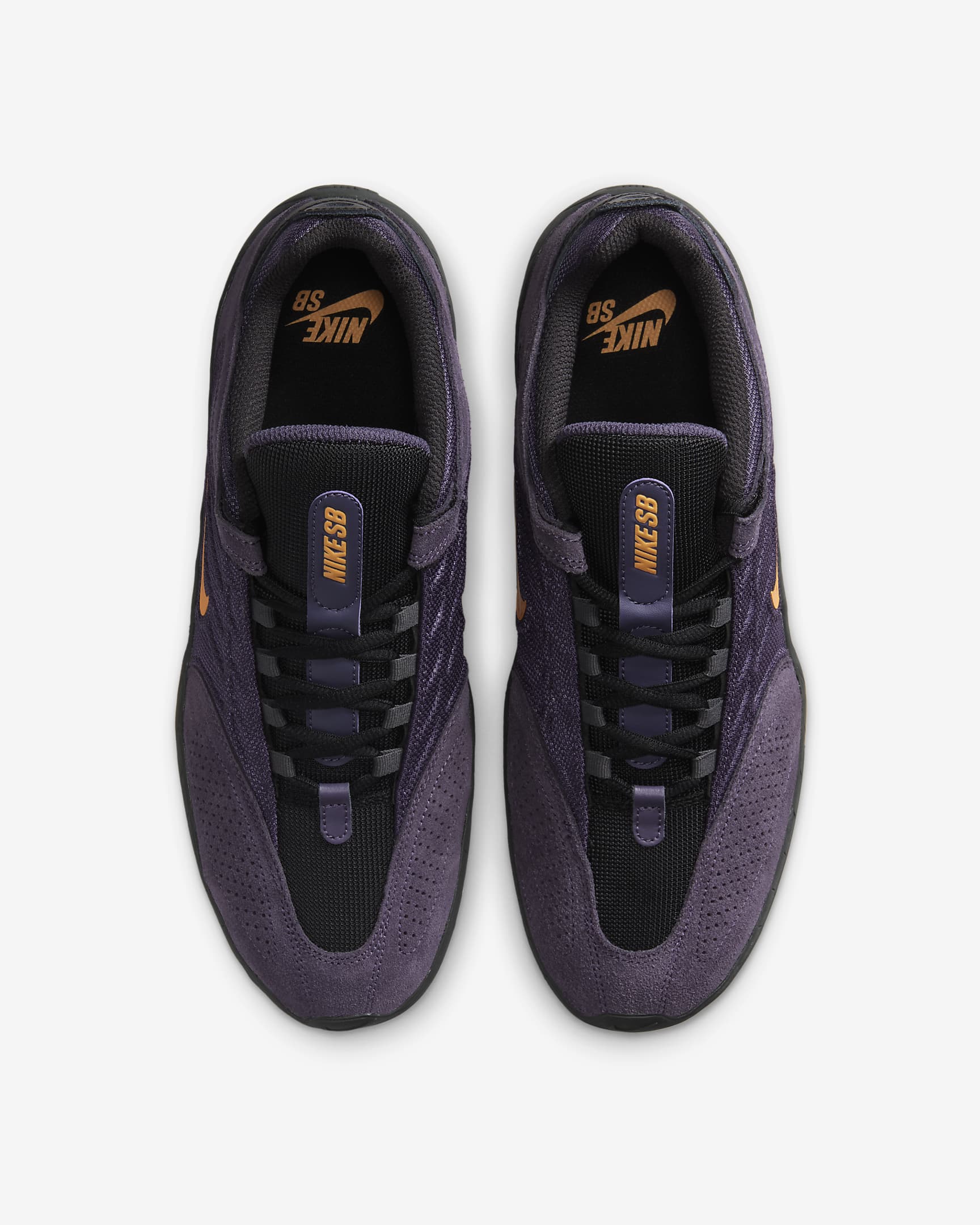 Chaussures Nike SB Vertebrae pour homme - Dark Raisin/Noir/Concord/University Gold