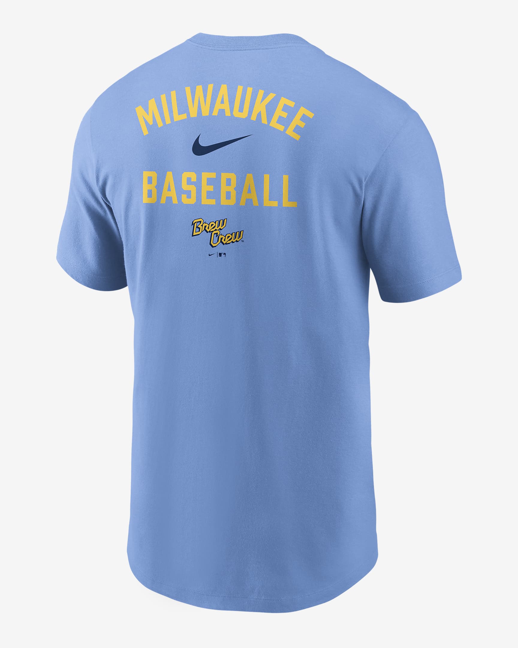 Nike City Connect (MLB Milwaukee Brewers) Men's T-Shirt - Valor Blue