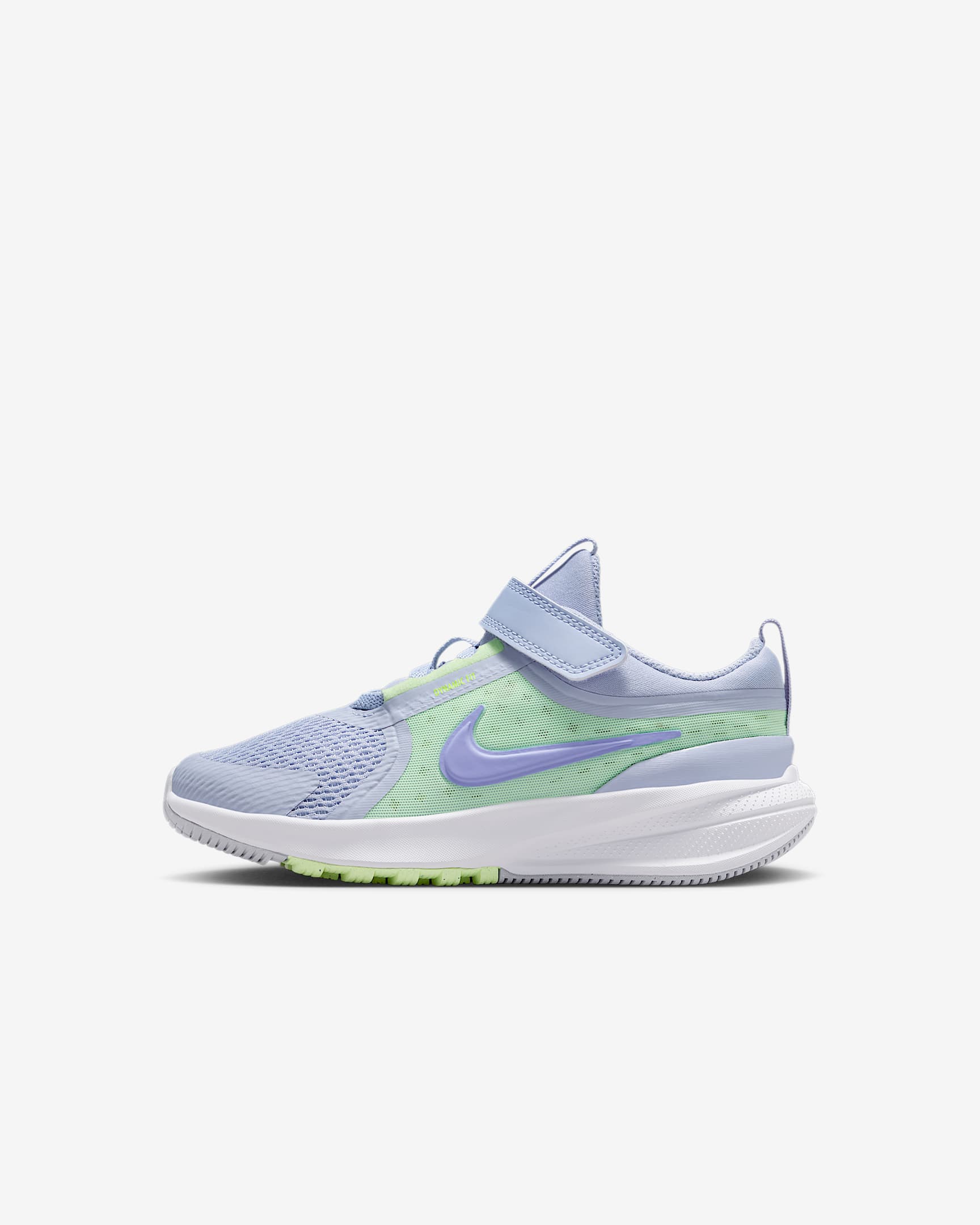 Nike Star Runner 5 Little Kids' Running Shoes - Ghost/Barely Volt/Football Grey/Light Thistle