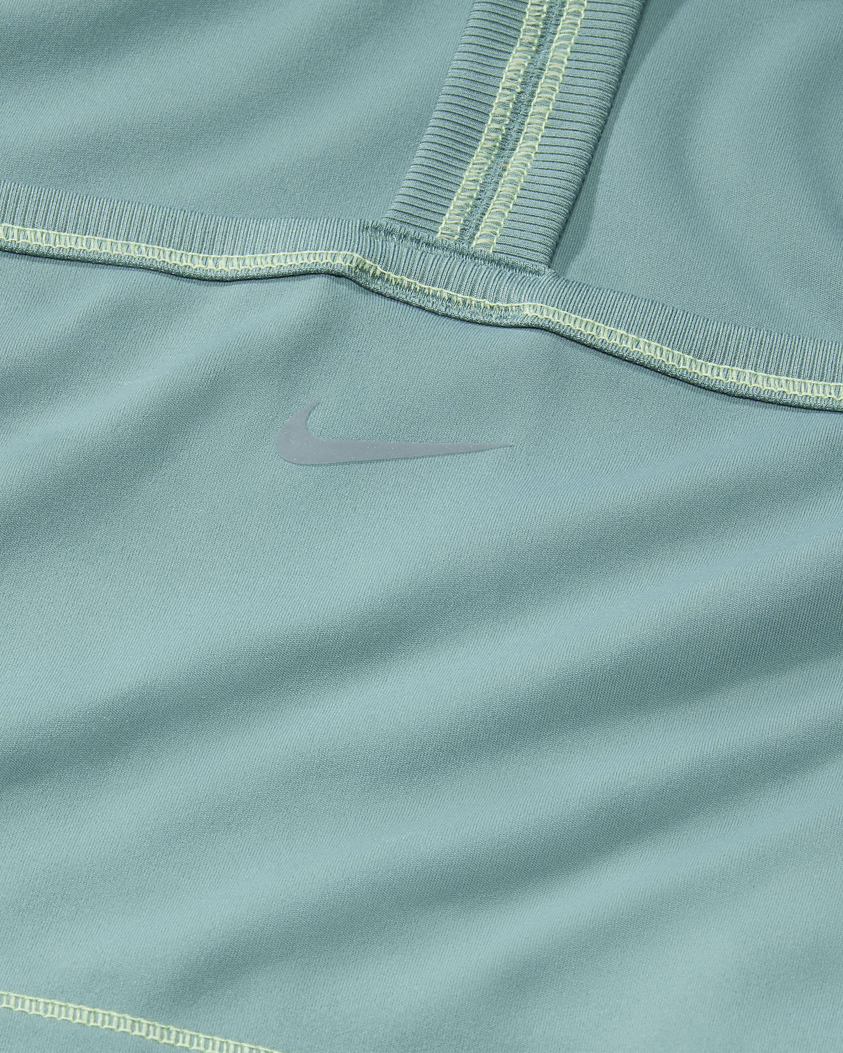 เสื้อกล้ามเอวลอย Dri-FIT ผู้หญิง Nike One Fitted - Bicoastal/Vapor Green/ดำ